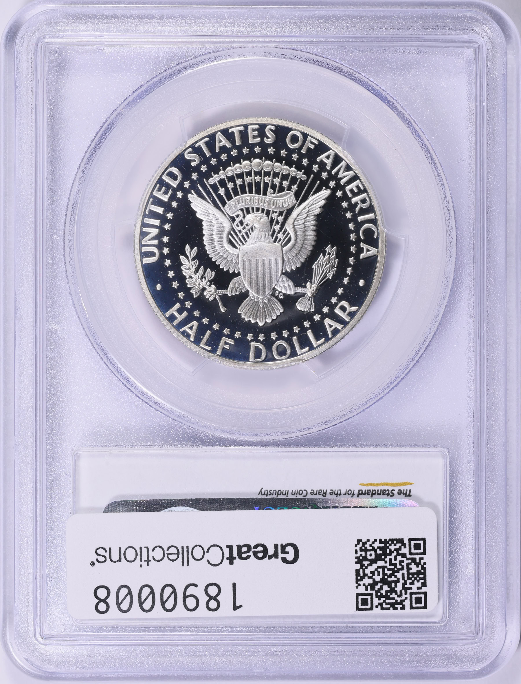 1995-S Kennedy Half Dollar Silver PCGS Proof-69 DCAM (Item 1890008