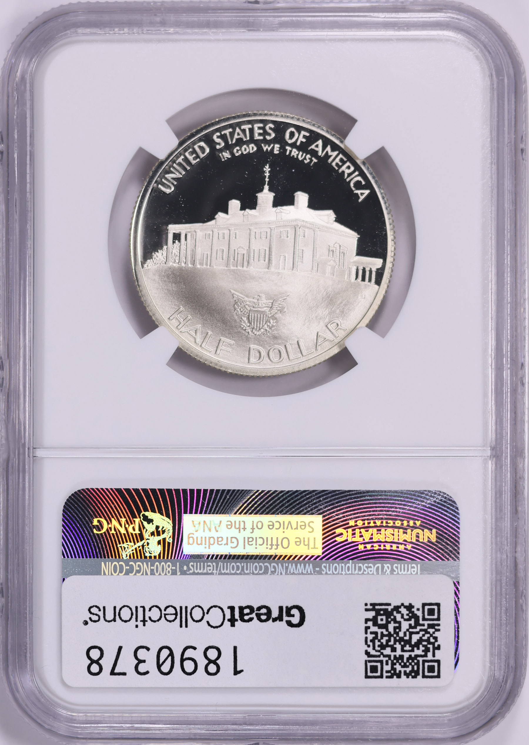 1982-S George Washington 250th Anniversary of Birth Silver Half