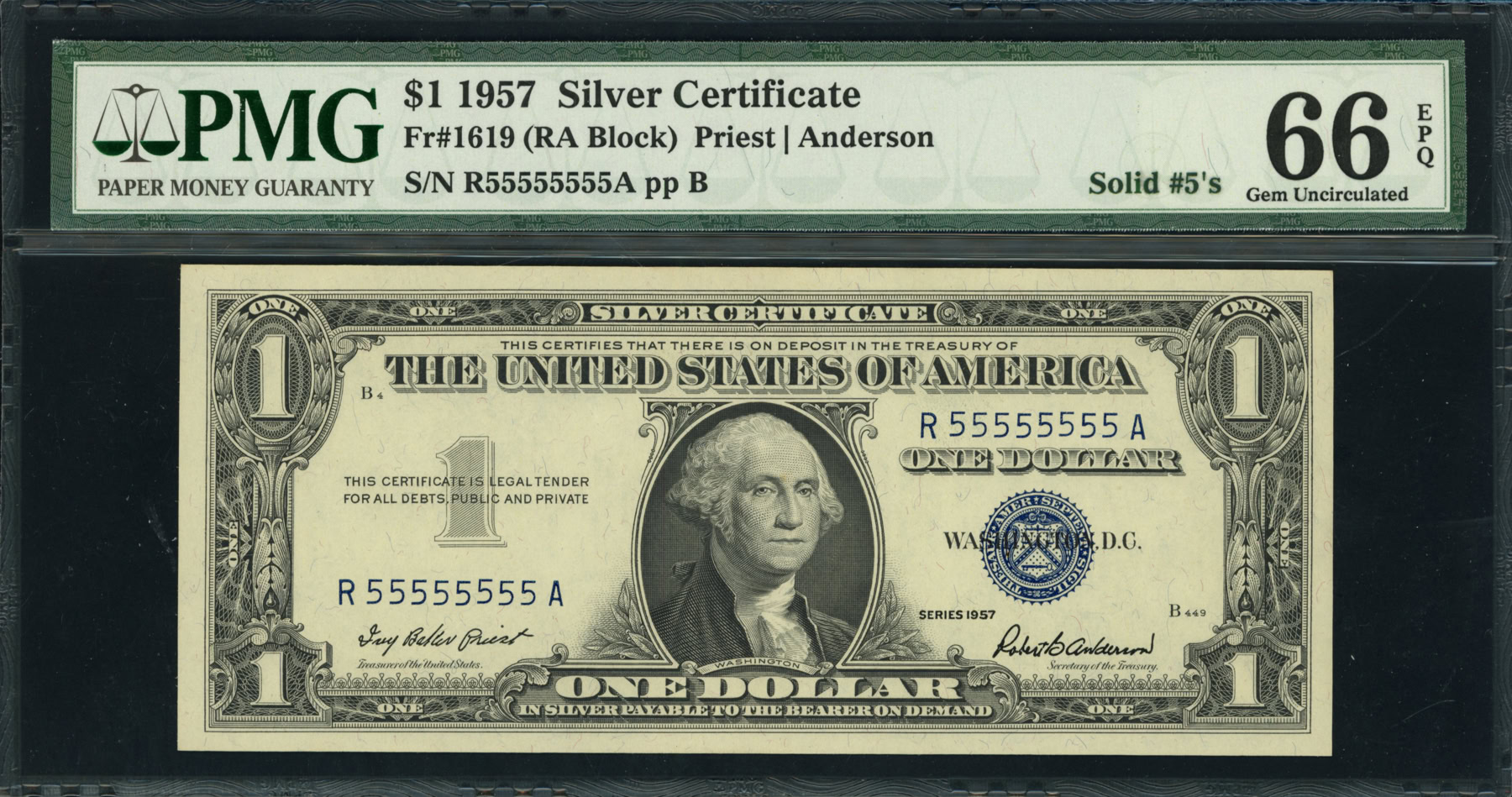 1957 1 Silver Certificatenull