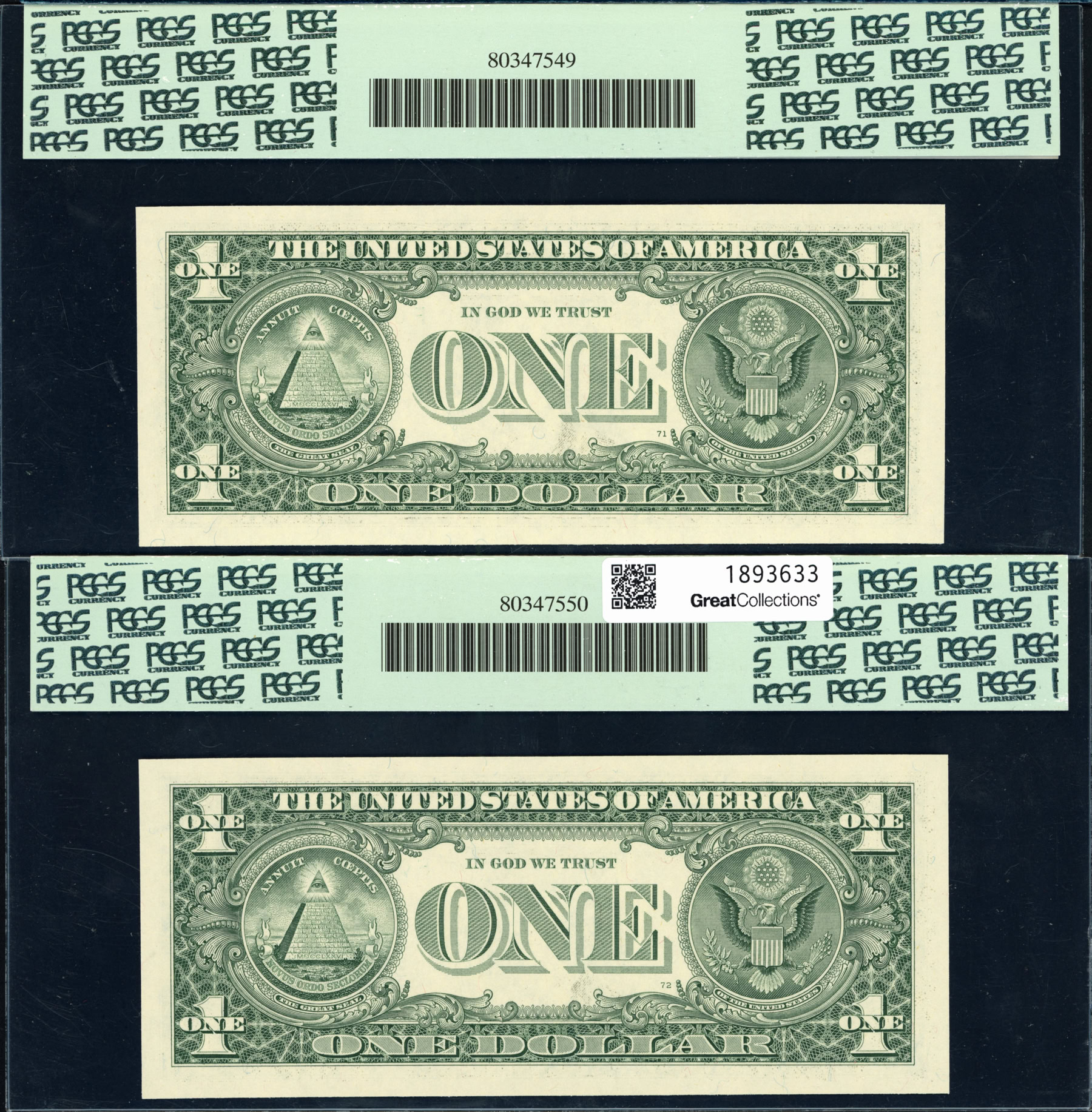 Fr. 1933-F (FI Block) 2006 $1 Atlanta Federal Reserve Notes *Sequential ...