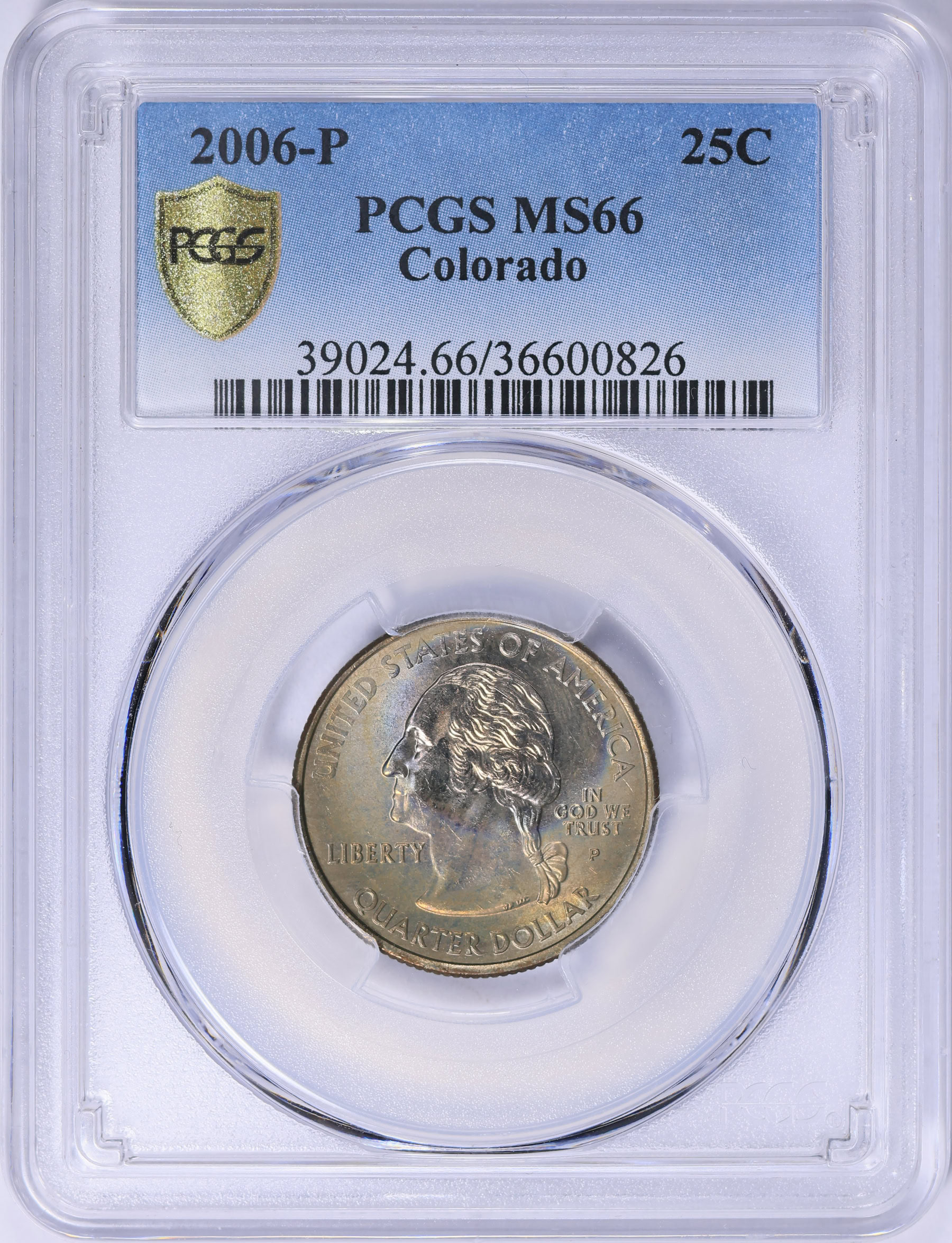 2006-P State Quarter Colorado PCGS MS-66 (Toned) (Item 1893785 ...