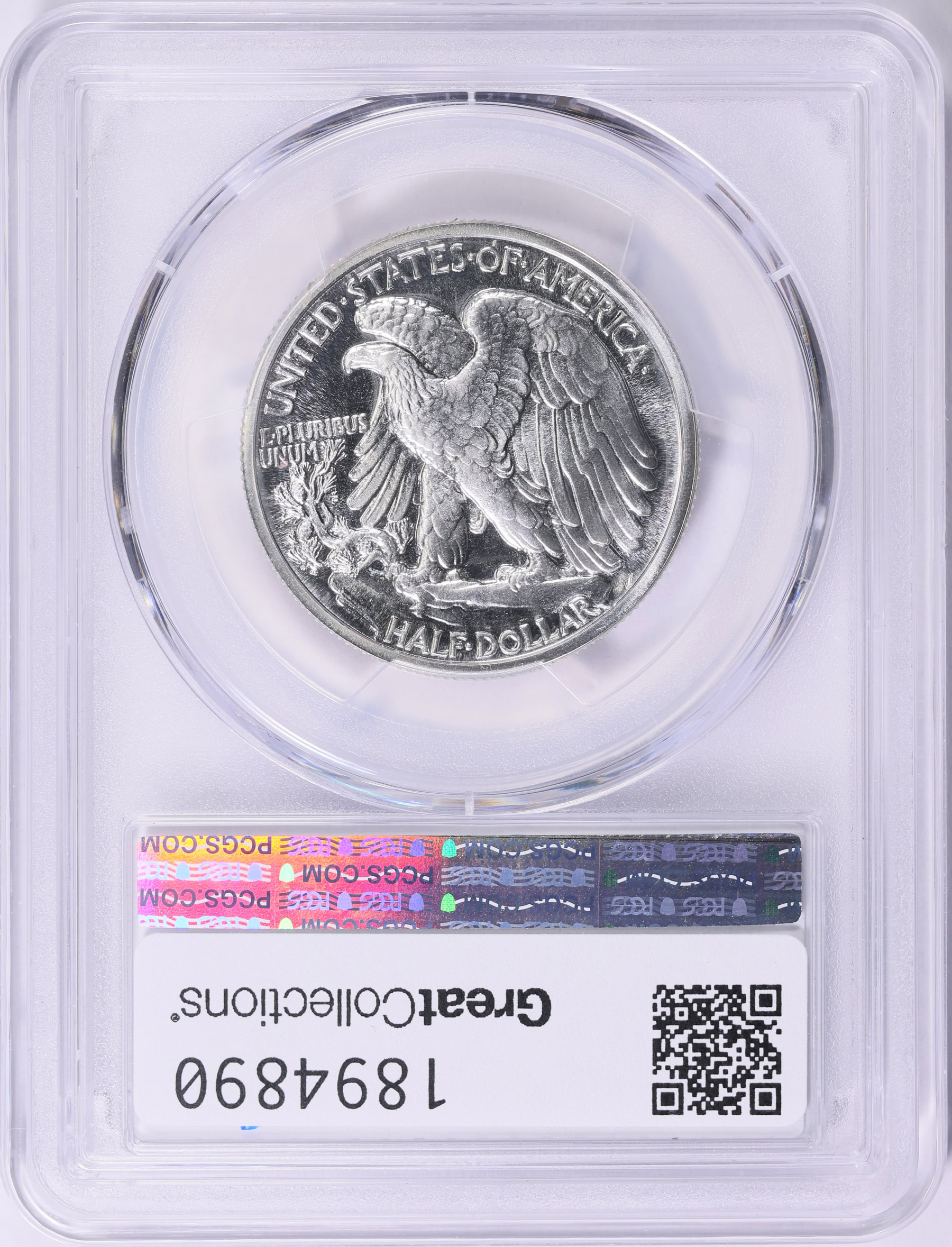 1942 Walking Liberty Half Dollar PCGS Proof-67+ (CAC Green) (Item ...