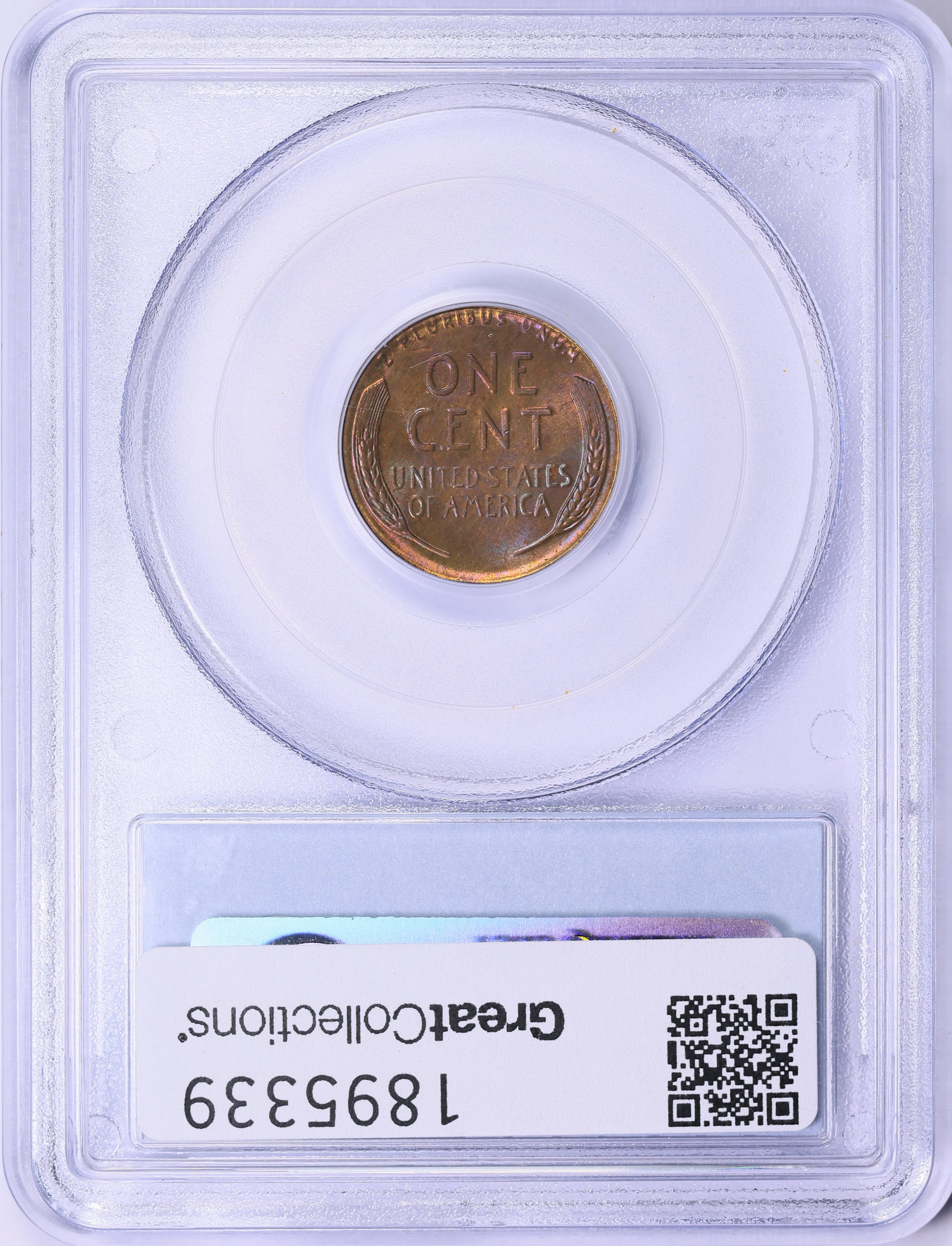 1956 Lincoln Cent PCGS MS-64 BN (Toned) (Item 1895339
