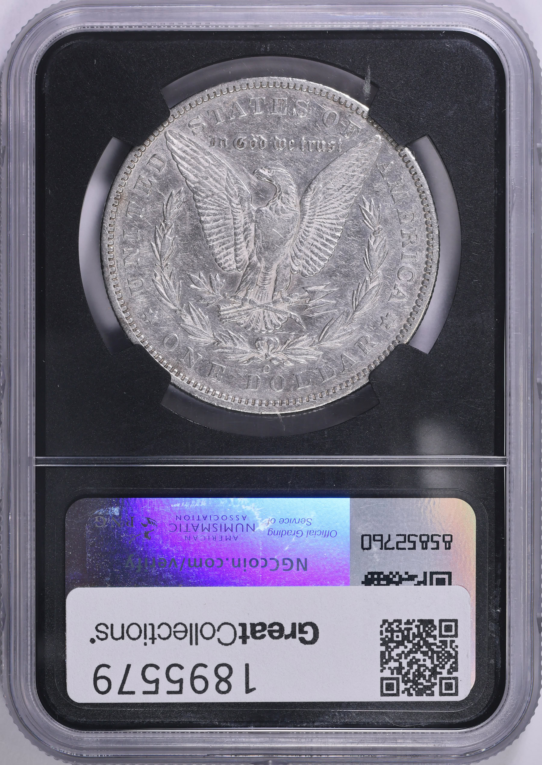 1886-O Morgan Silver Dollar NGCX Extremely Fine 7.5 (NGC XF-45