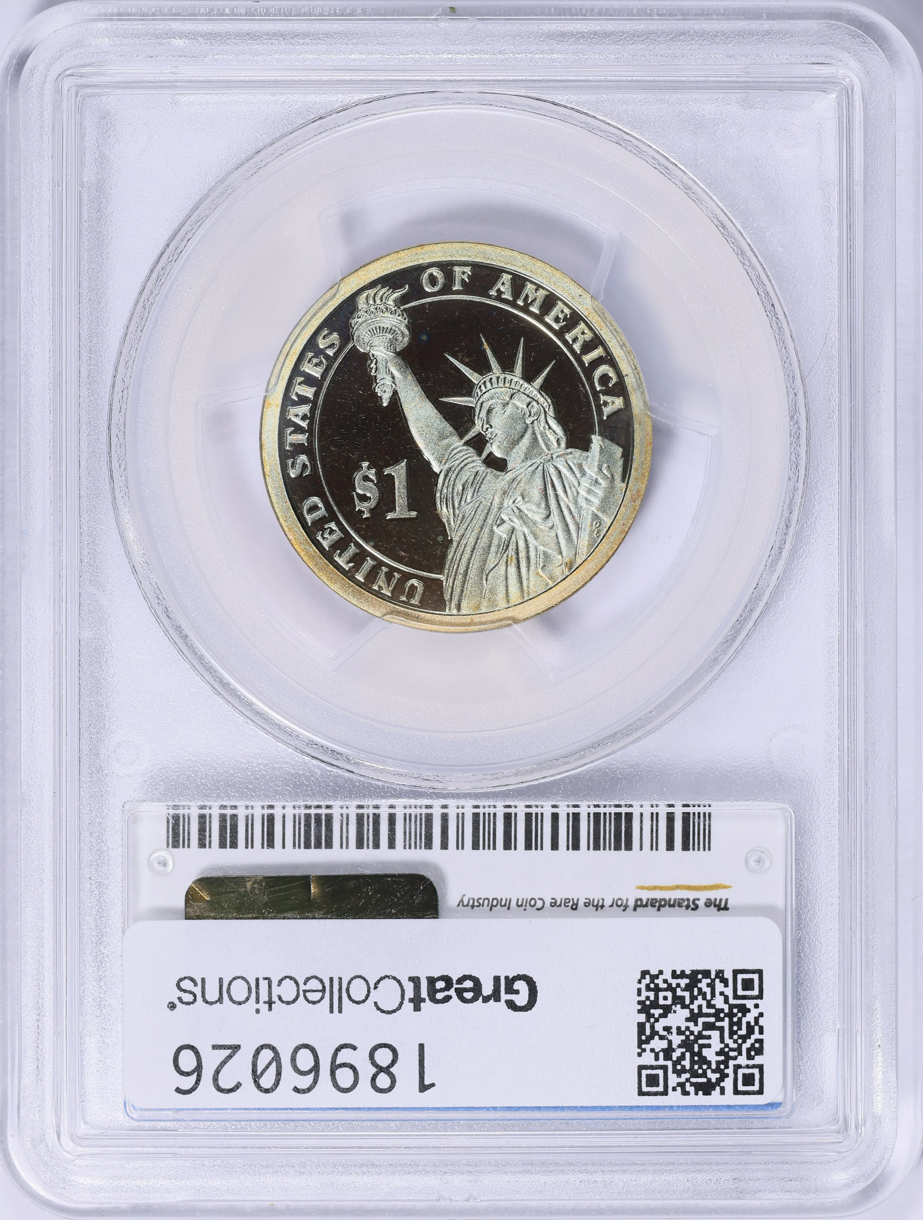 2008-S Presidential Dollar John Quincy Adams PCGS Proof-67 DCAM