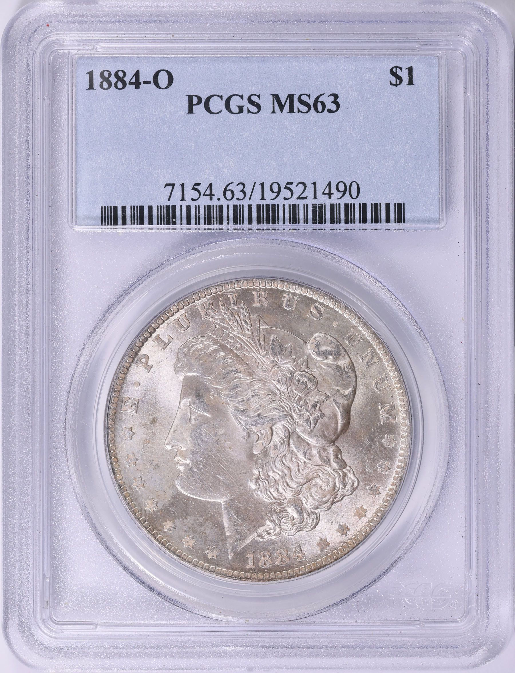 コレクション 1884-O Morgan Dollar PCGS MS63 1884-O Morgan Silver Dollar PCGS MS-63 (Item 1896717