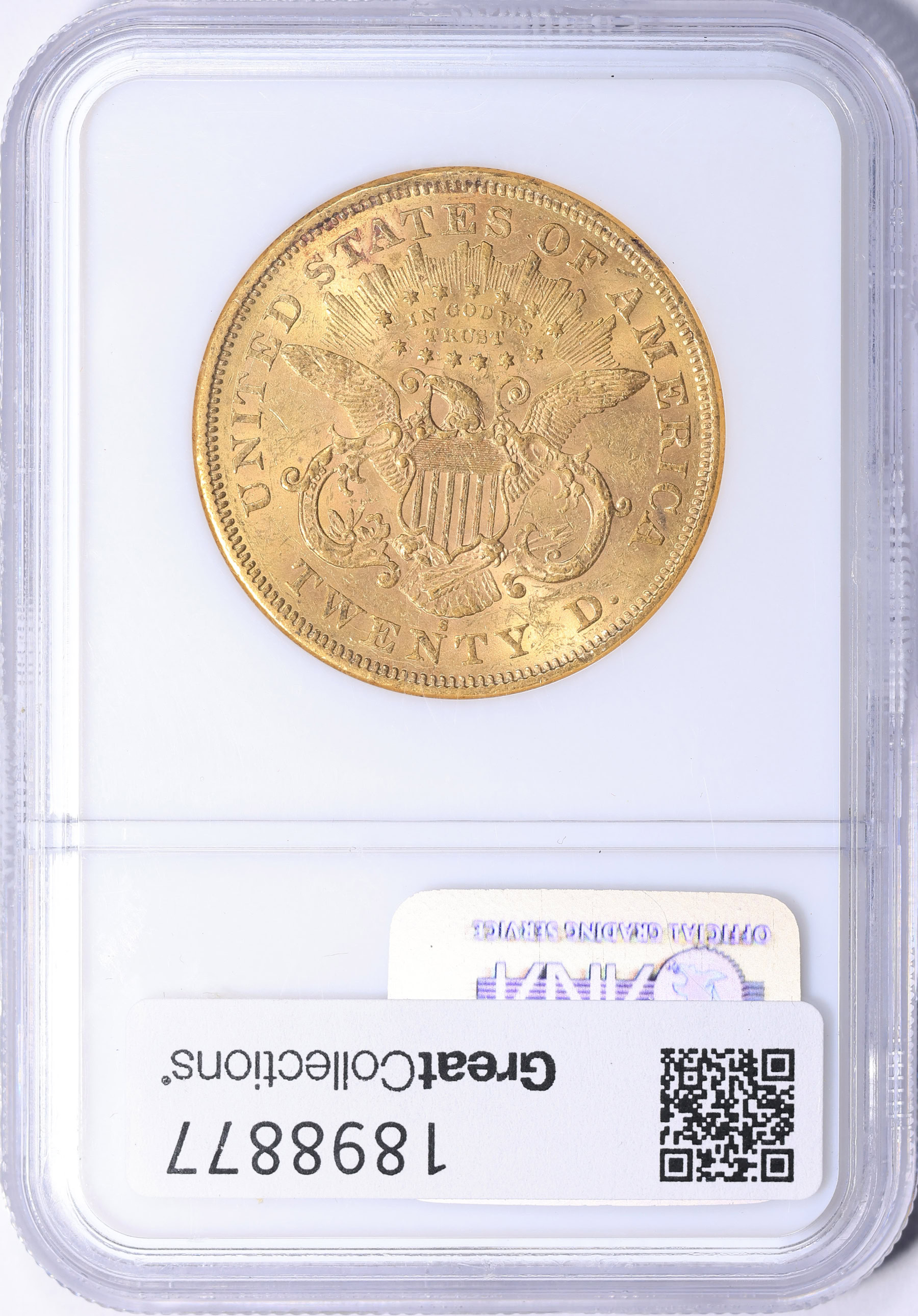 美品　PCGS-AU58 新南鐐二朱銀 文政7年~天保元年 （1824~30） 美品 PCGS-AU58 新南鐐二朱銀 文政7年~天保元年 （1824~30）の通販はau