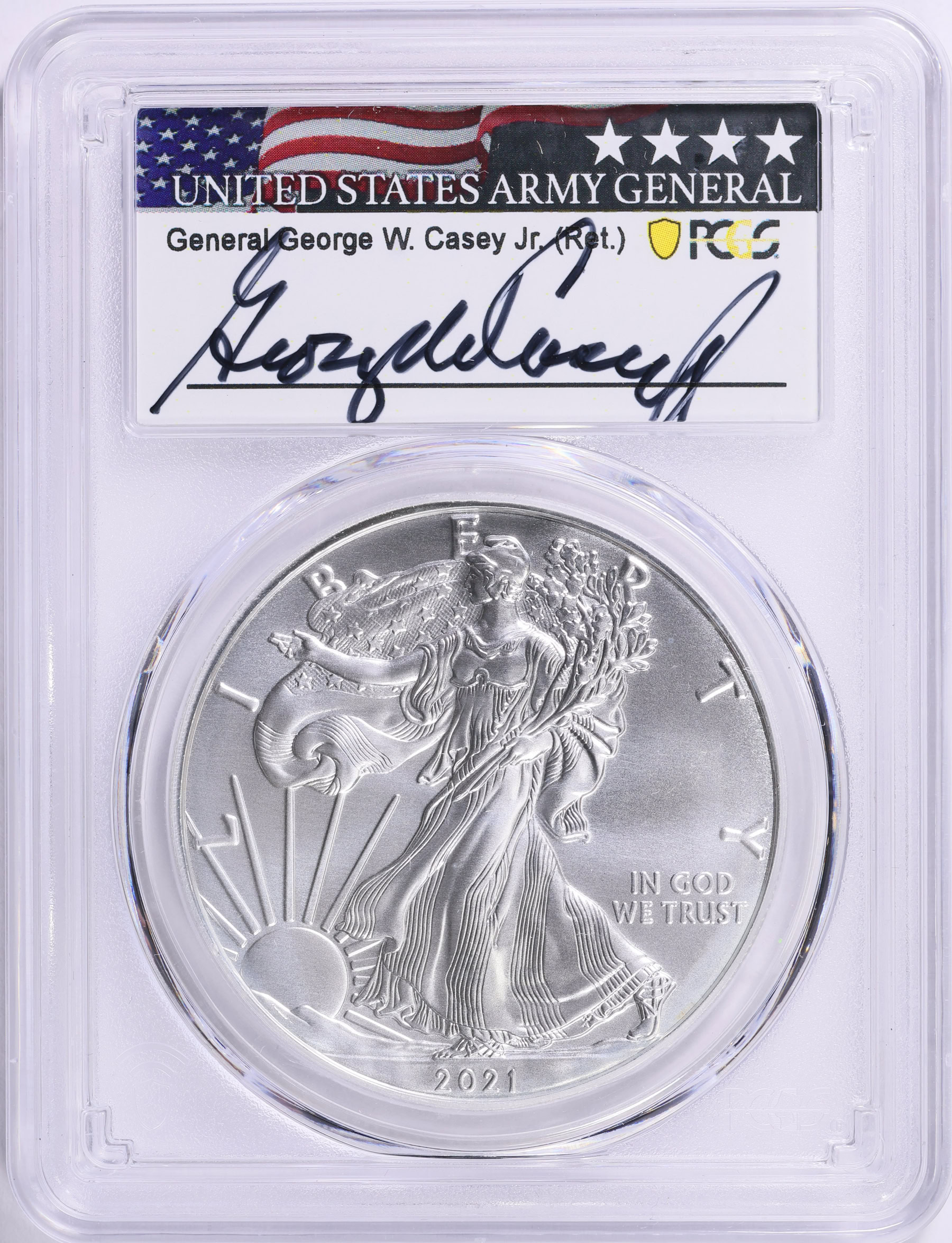 2021-(S) $1 Silver Eagle Type 1 Emergency Issue Struck at San