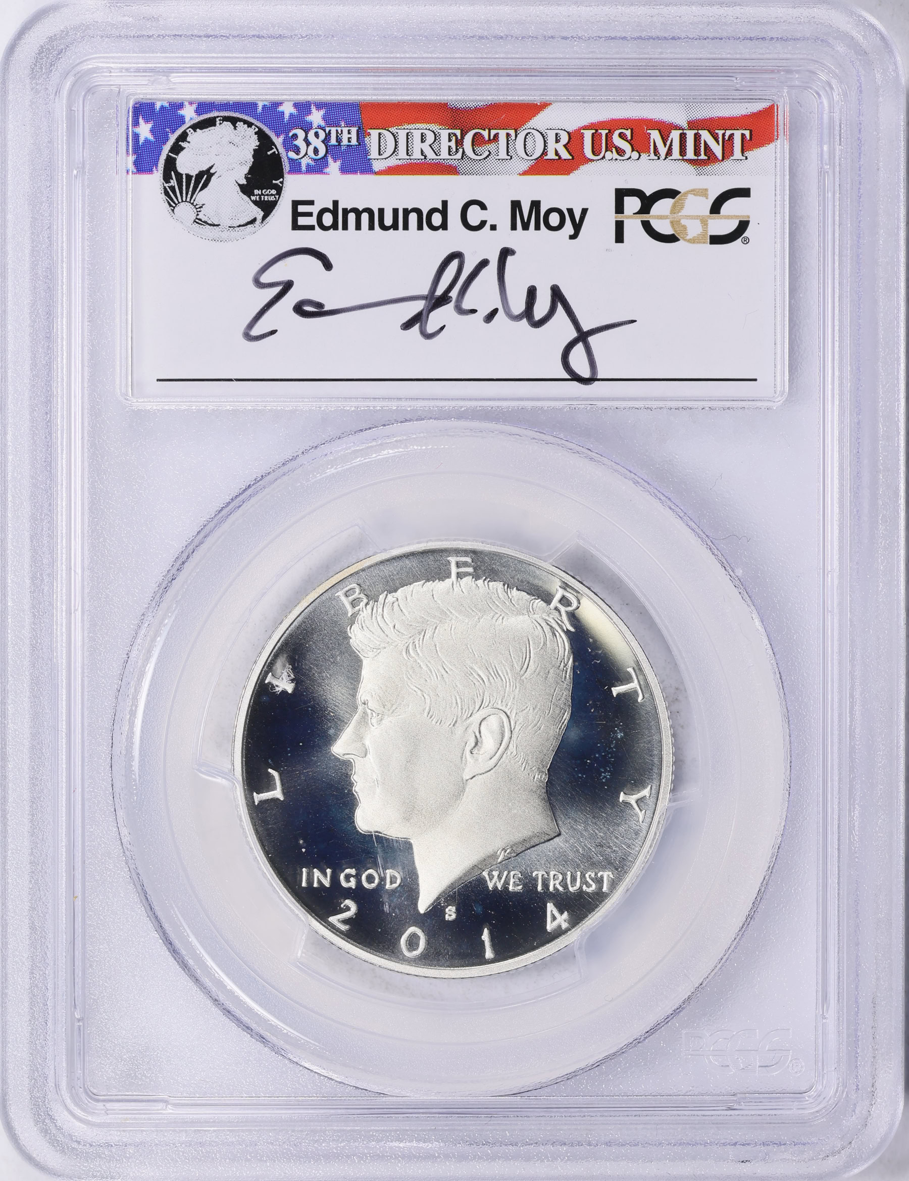 2014-S Kennedy Half Dollar Enhanced Silver First Strike (From the 50th ...