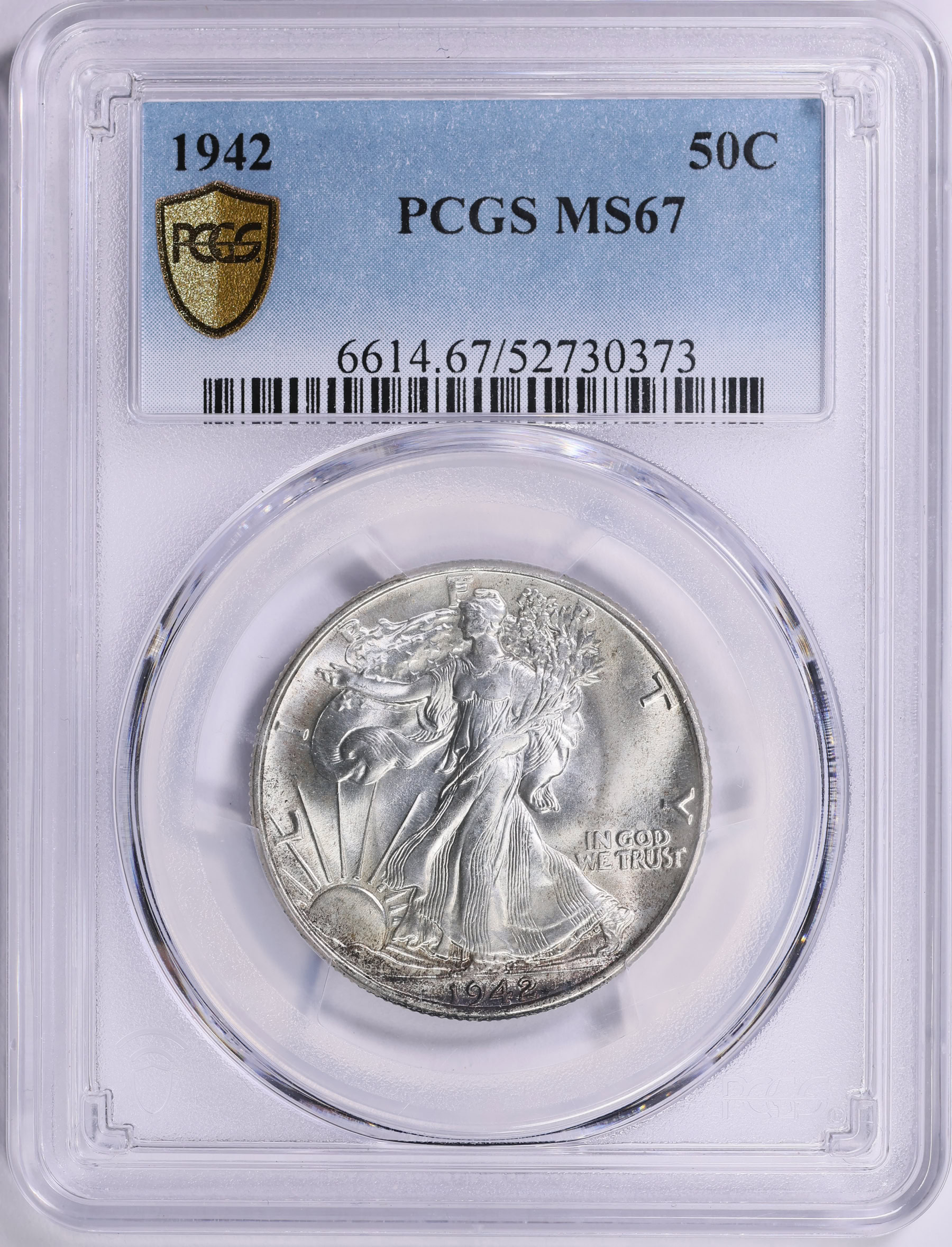 1942 Walking Liberty Half Dollar PCGS MS-67 (Item 1903546 ...