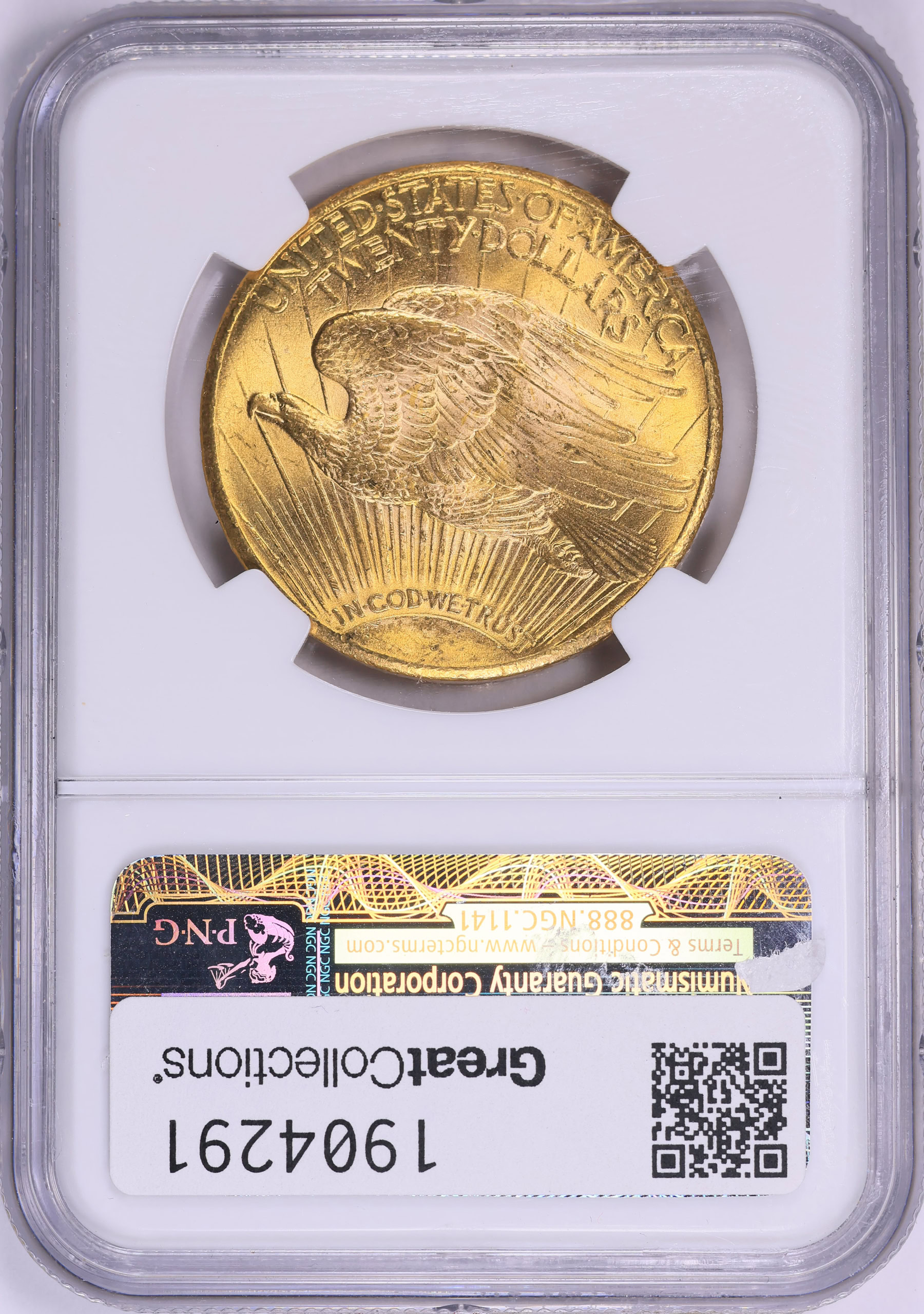 1927 Saint-Gaudens Gold Double Eagle NGC MS-64 (CAC Green) (Item