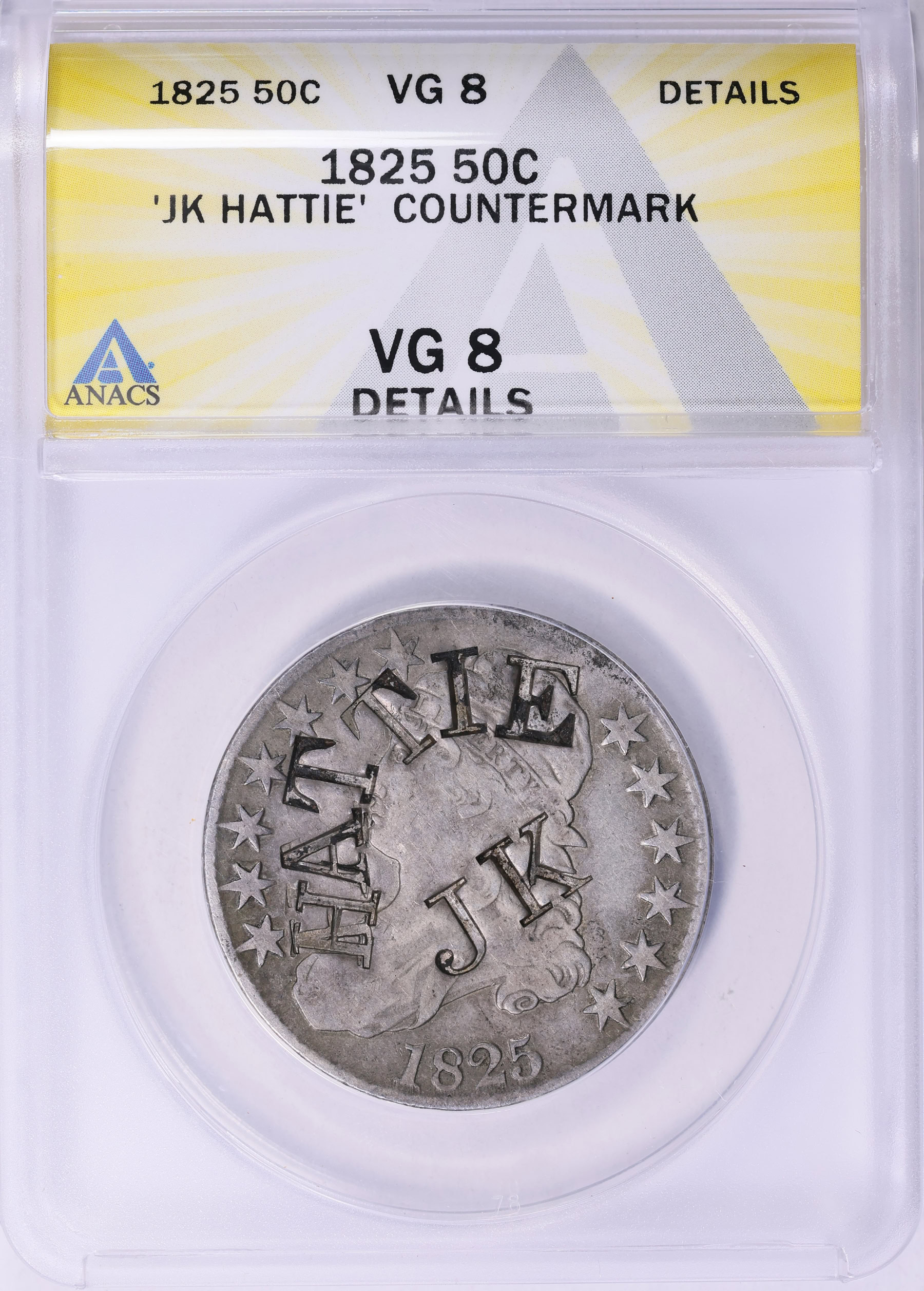 1825 Capped Bust Half Dollar 