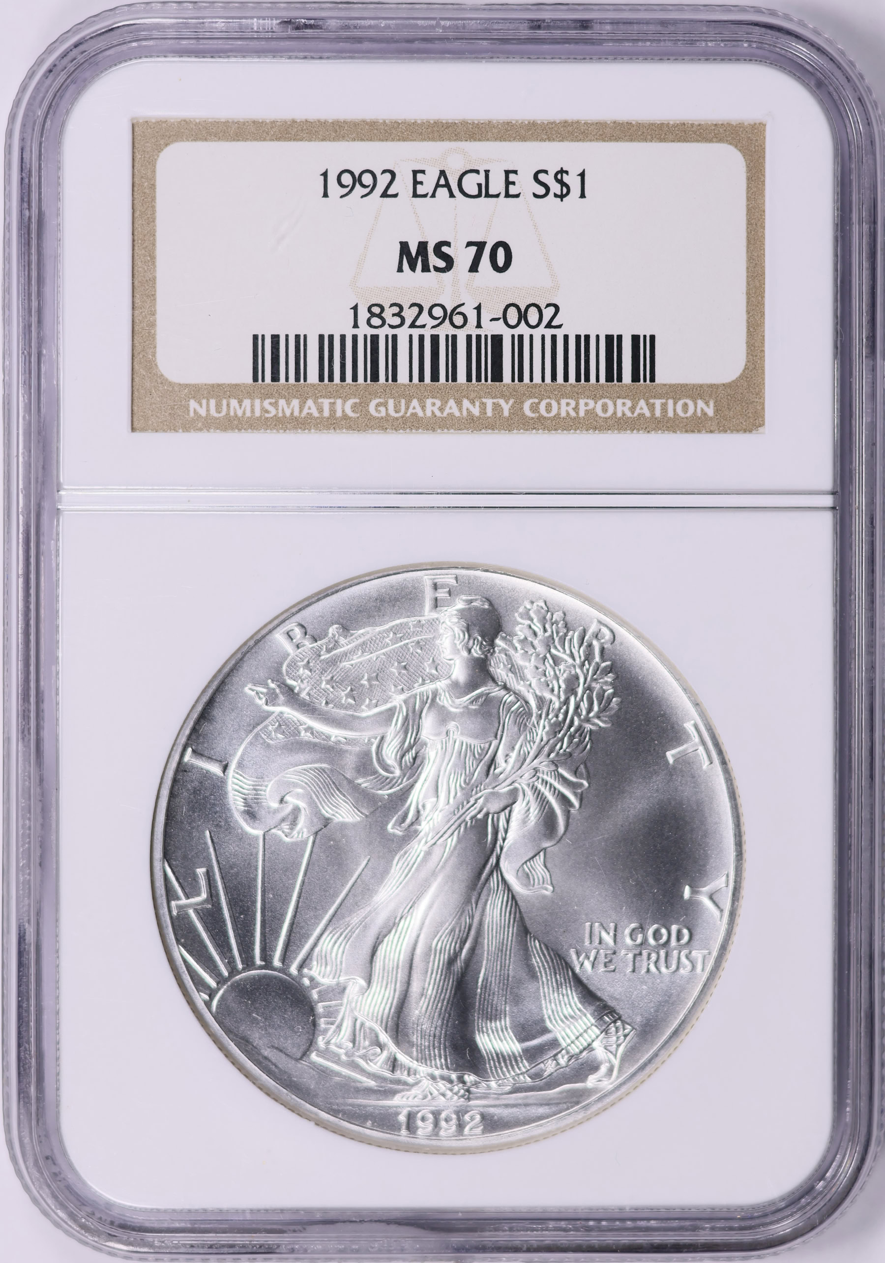 レア‼️ 2018年 NGC MS70 イーグル銀貨1オンス ゴールドコア 2018 Canada 1 Oz. Gold $200 Golden Eagle NGC MS70 Early