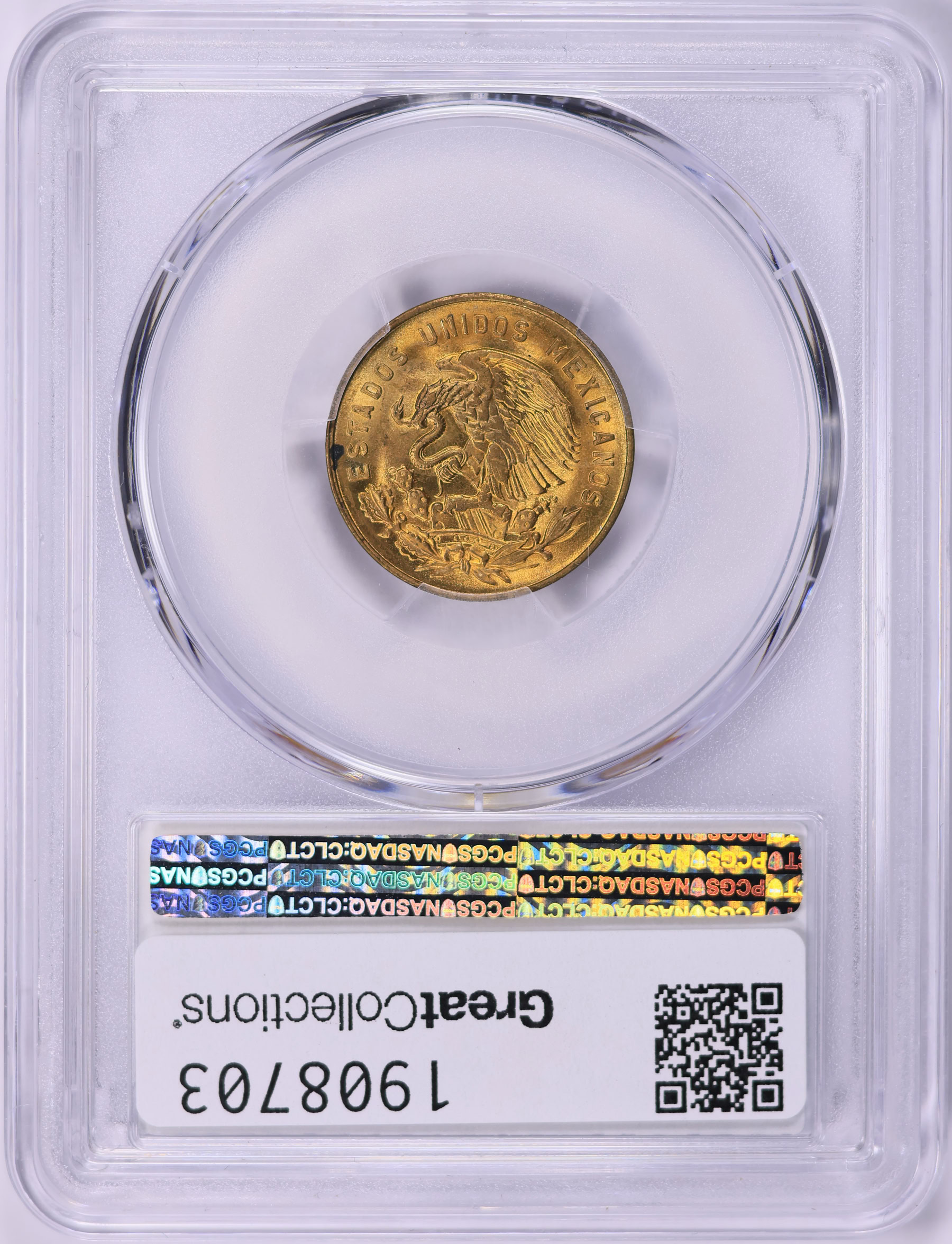 Mexico 1964-Mo 5 Centavos KM-426 PCGS Certified (Sample Slab) (Item ...