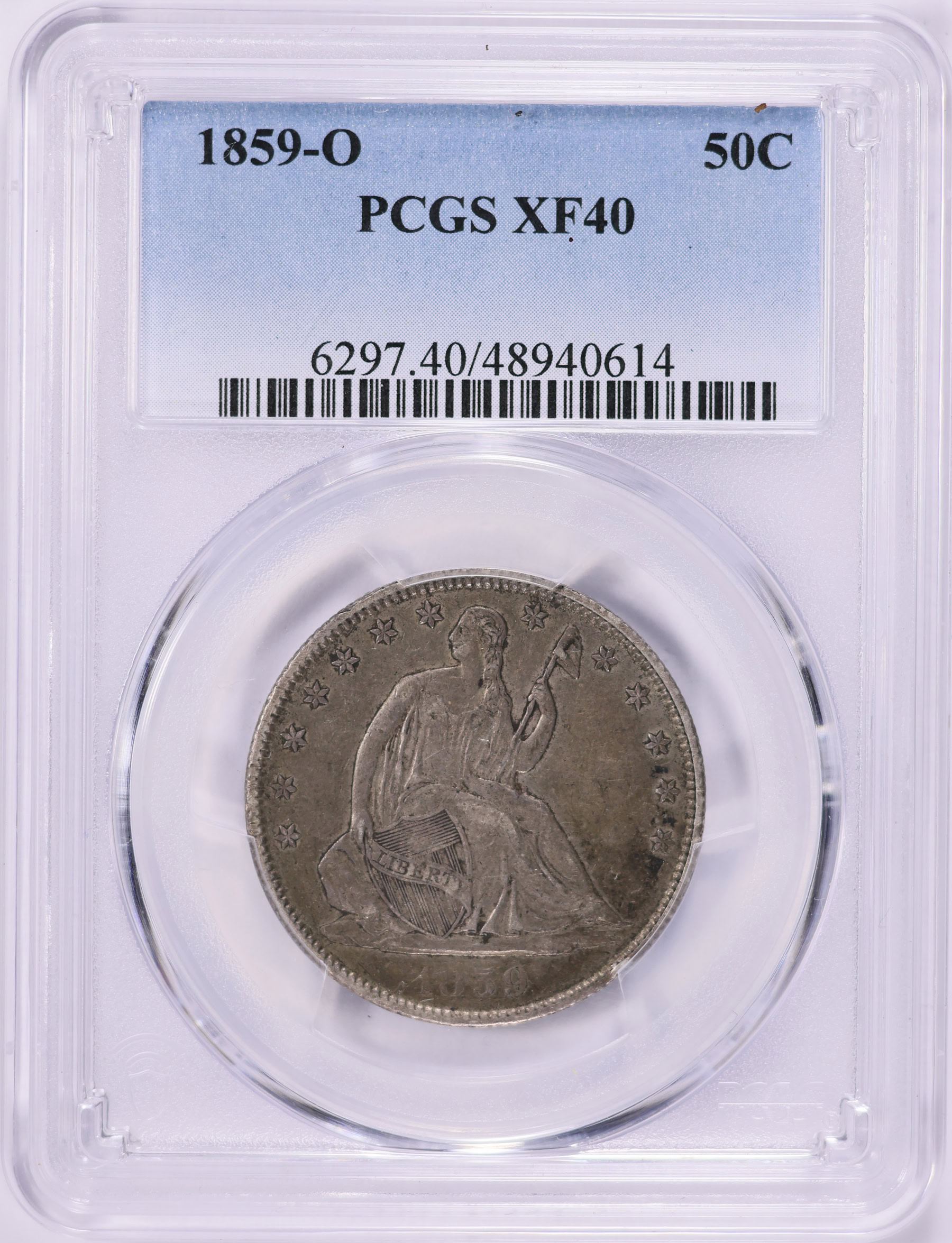 1859-O Seated Liberty Half Dollar PCGS XF-40 (Item 1910408