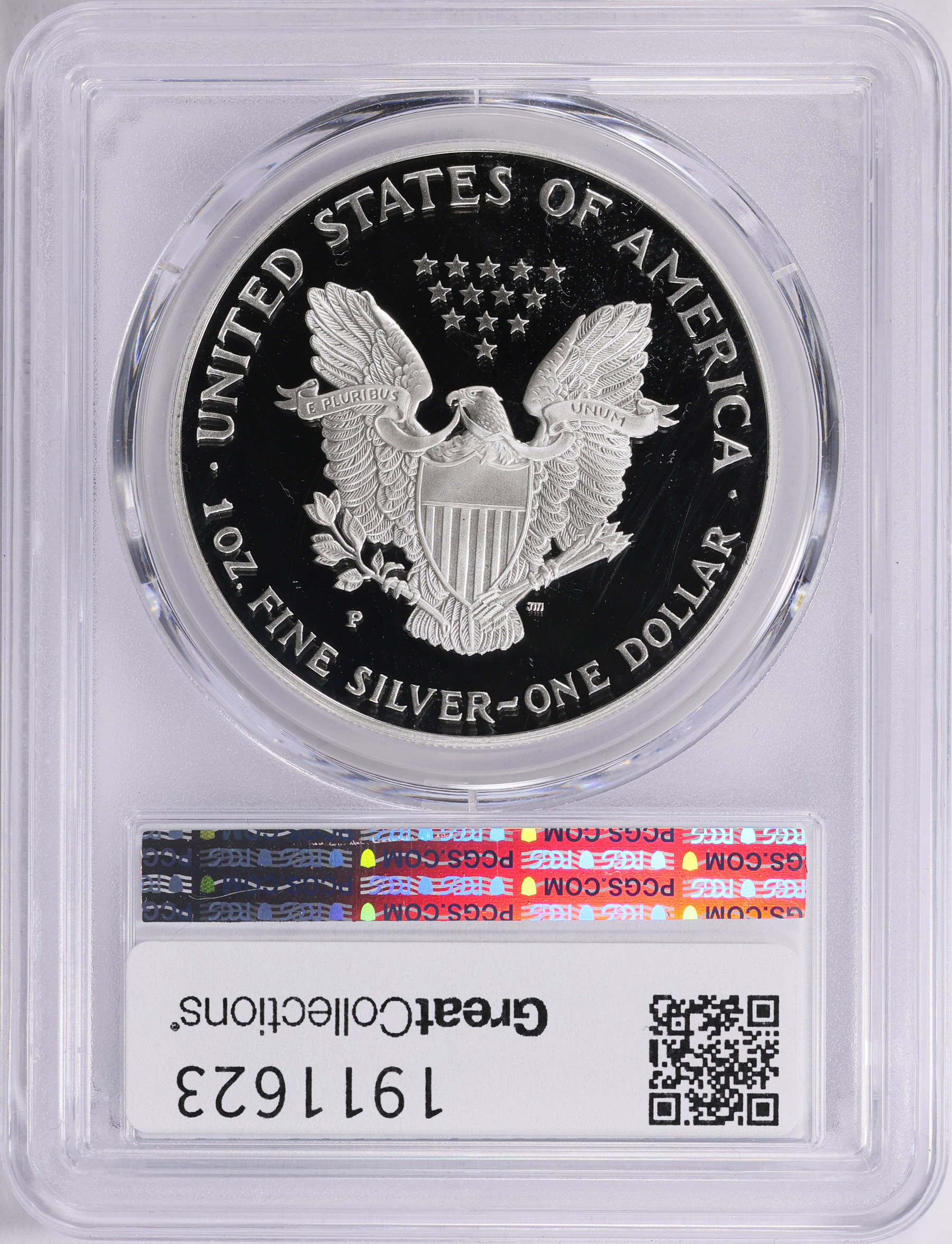 1995-P $1 Silver Eagle PCGS Proof-70 DCAM (Item 1911623