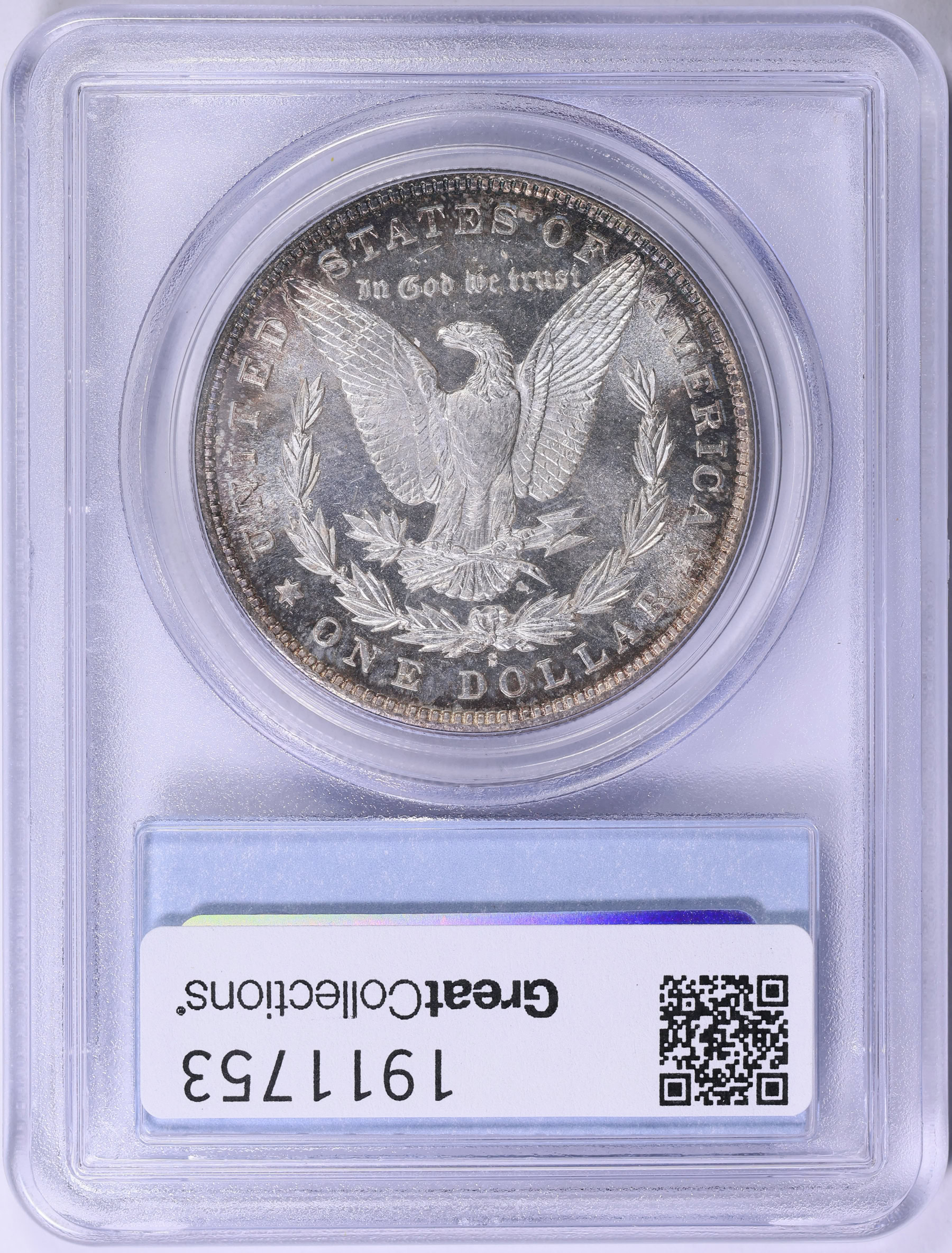 1888 S Morgan Silver Dollar Pcgs Ms 63 Pl Toned Item 1911753 