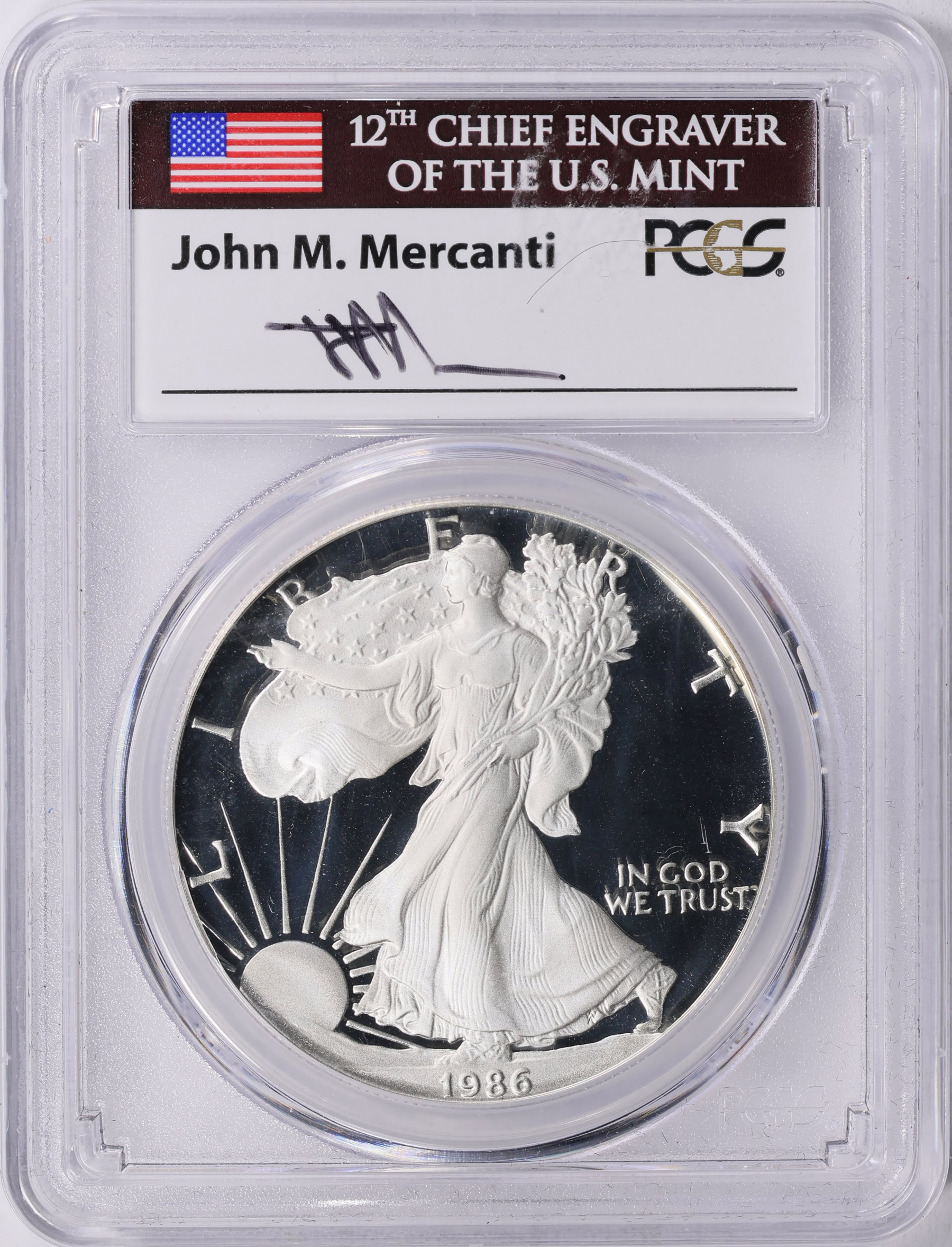 最高鑑定 極美品 PCGS-PR70 DCAM カナダ 1986 銀貨 最高鑑定 極美品