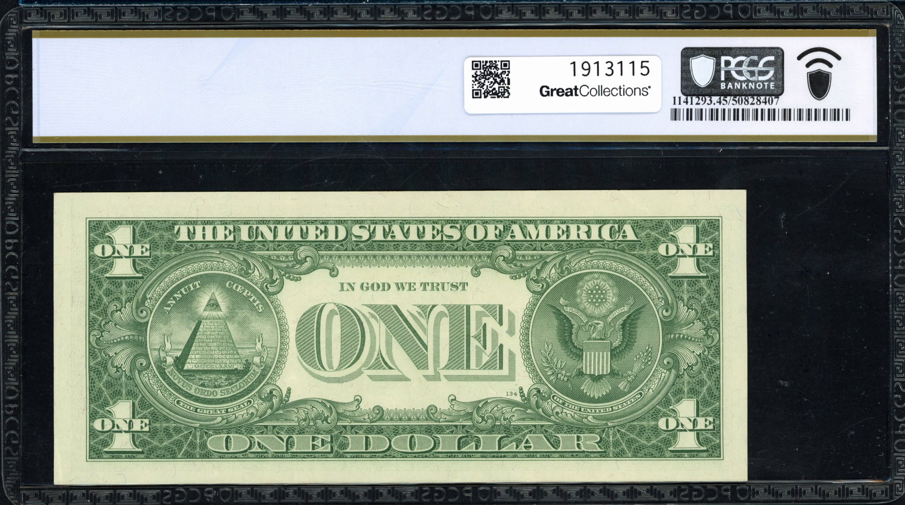 Fr. 1619* (*A Block) 1957 $1 Silver Certificate Star Note Priest