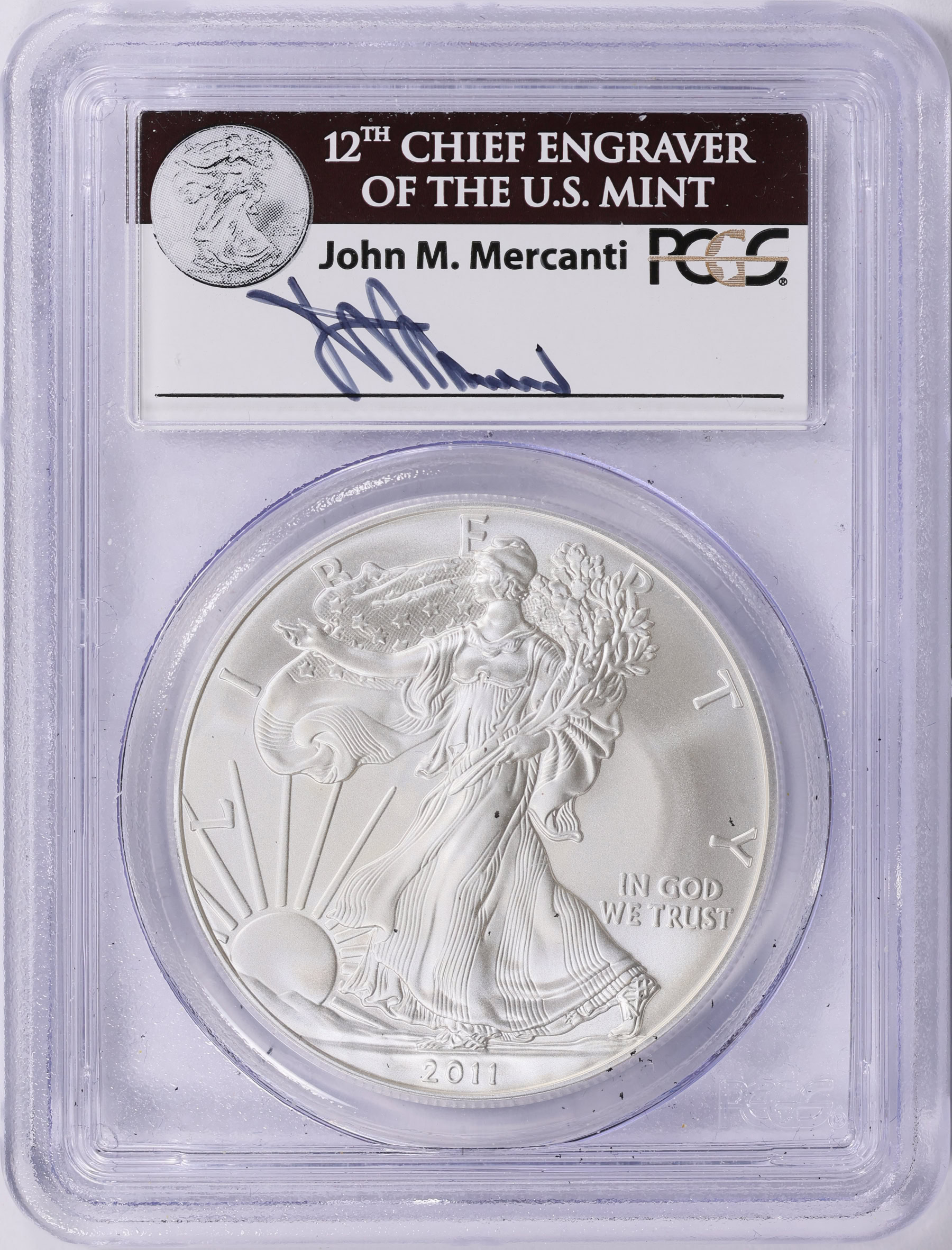 2011 $1 Silver Eagle 25th Anniversary First Strike PCGS MS-70