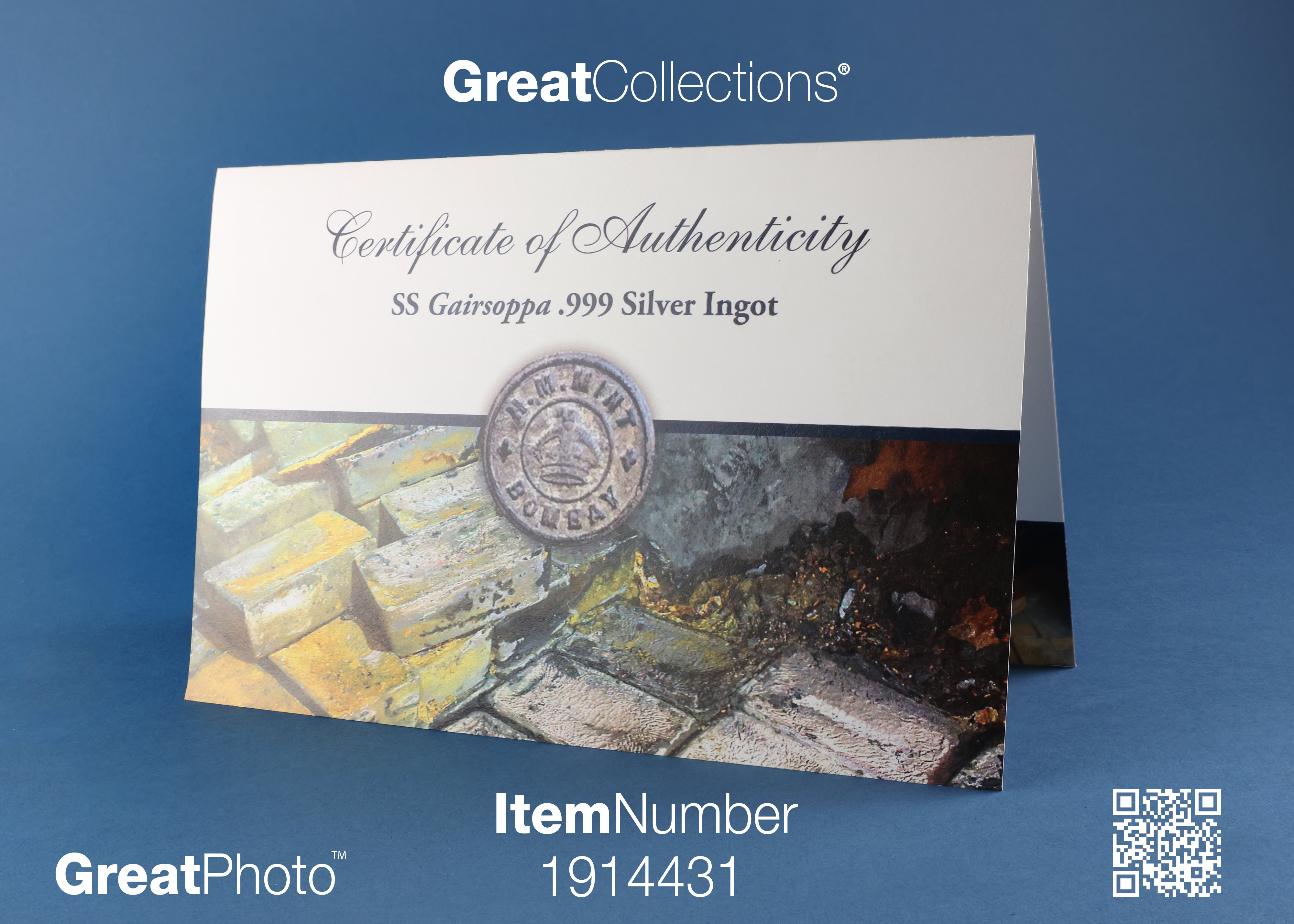 Massive S.S. Gairsoppa Shipwreck 1,051.9 Ounce Fine Silver