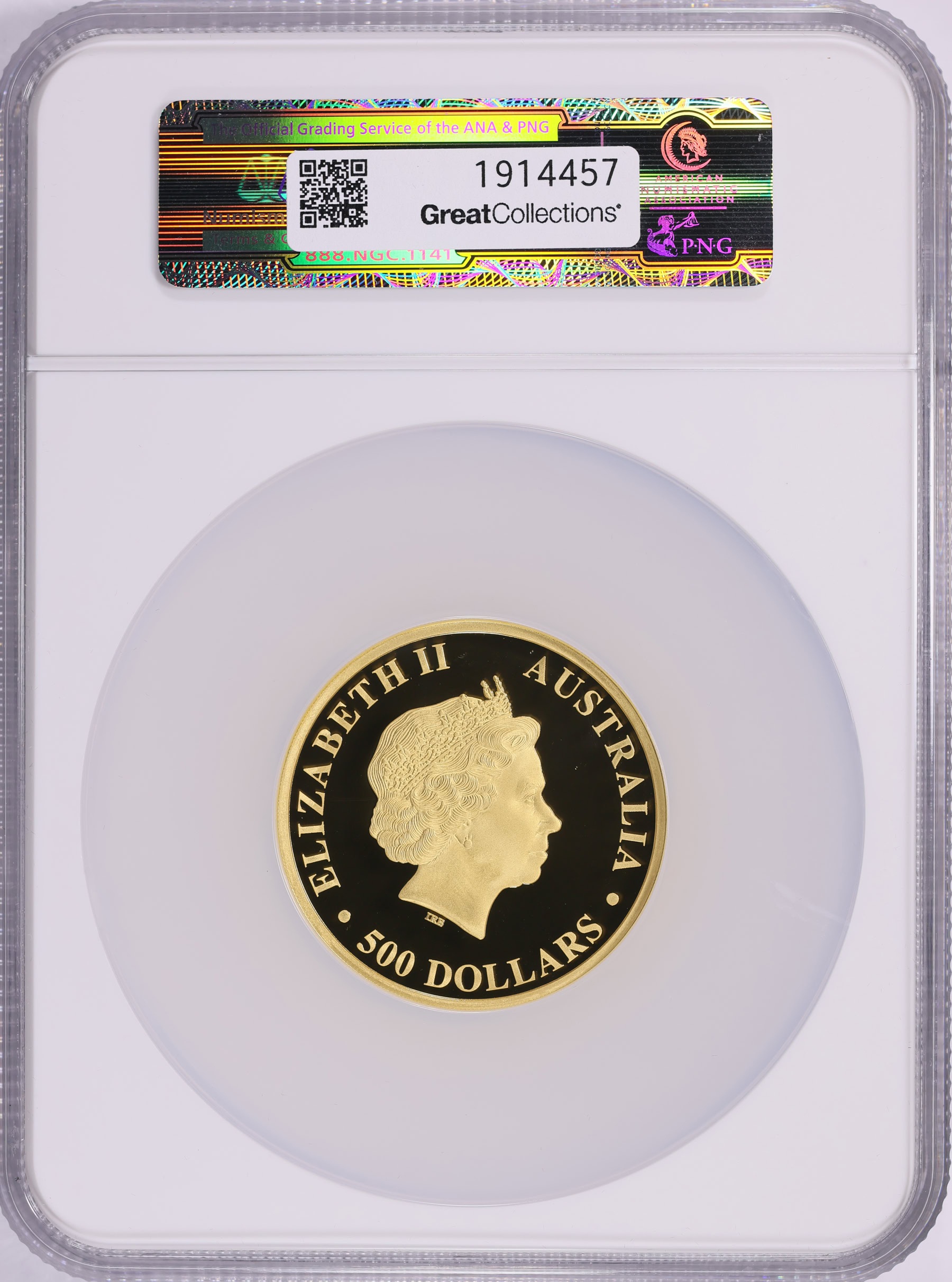 Australia 2015-P Gold $500 Koala in Case of Issue NGC Proof-69 UC