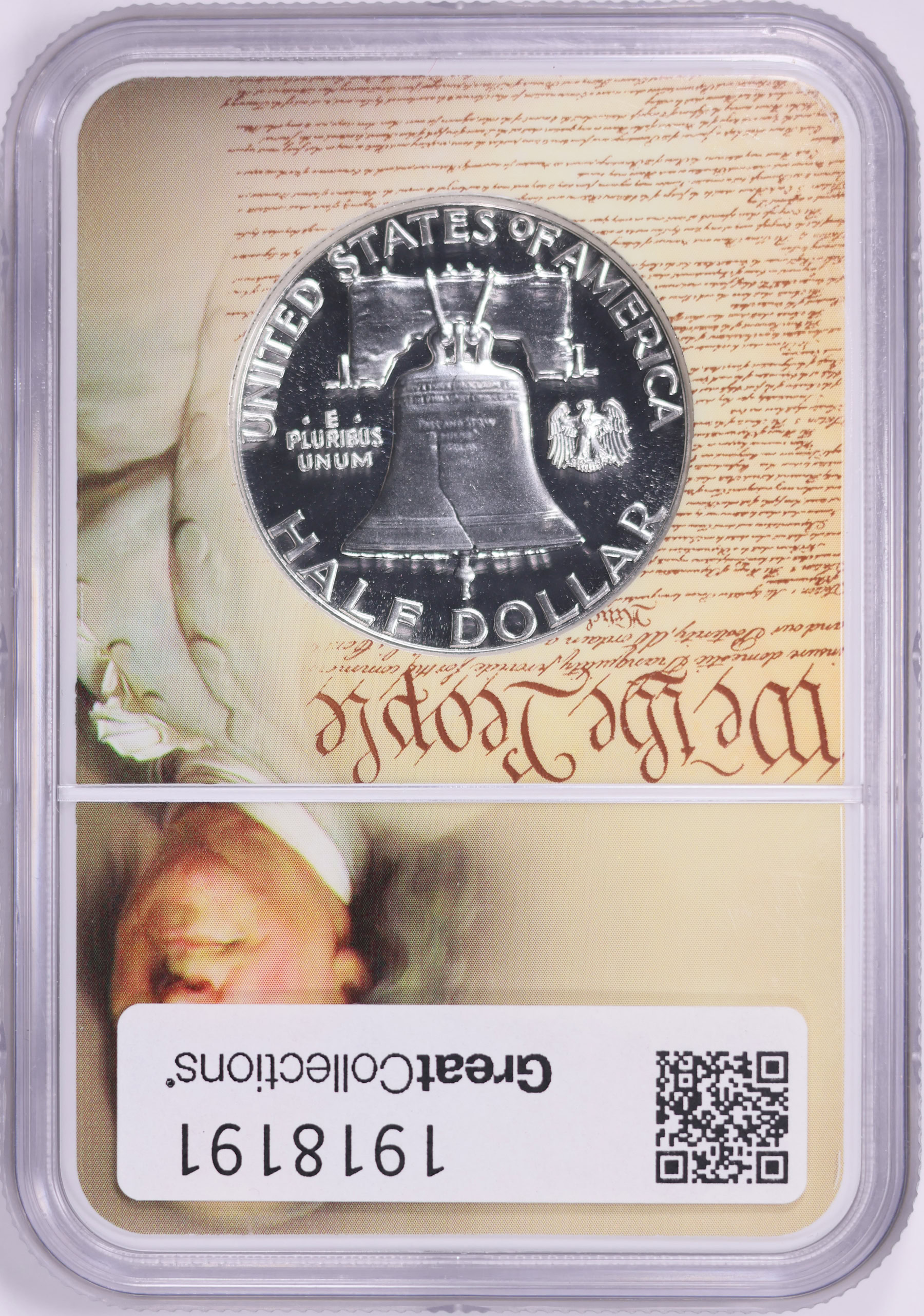 1963 Franklin Half Dollar NGC Proof-69 (Rick Tomaska Signed Label