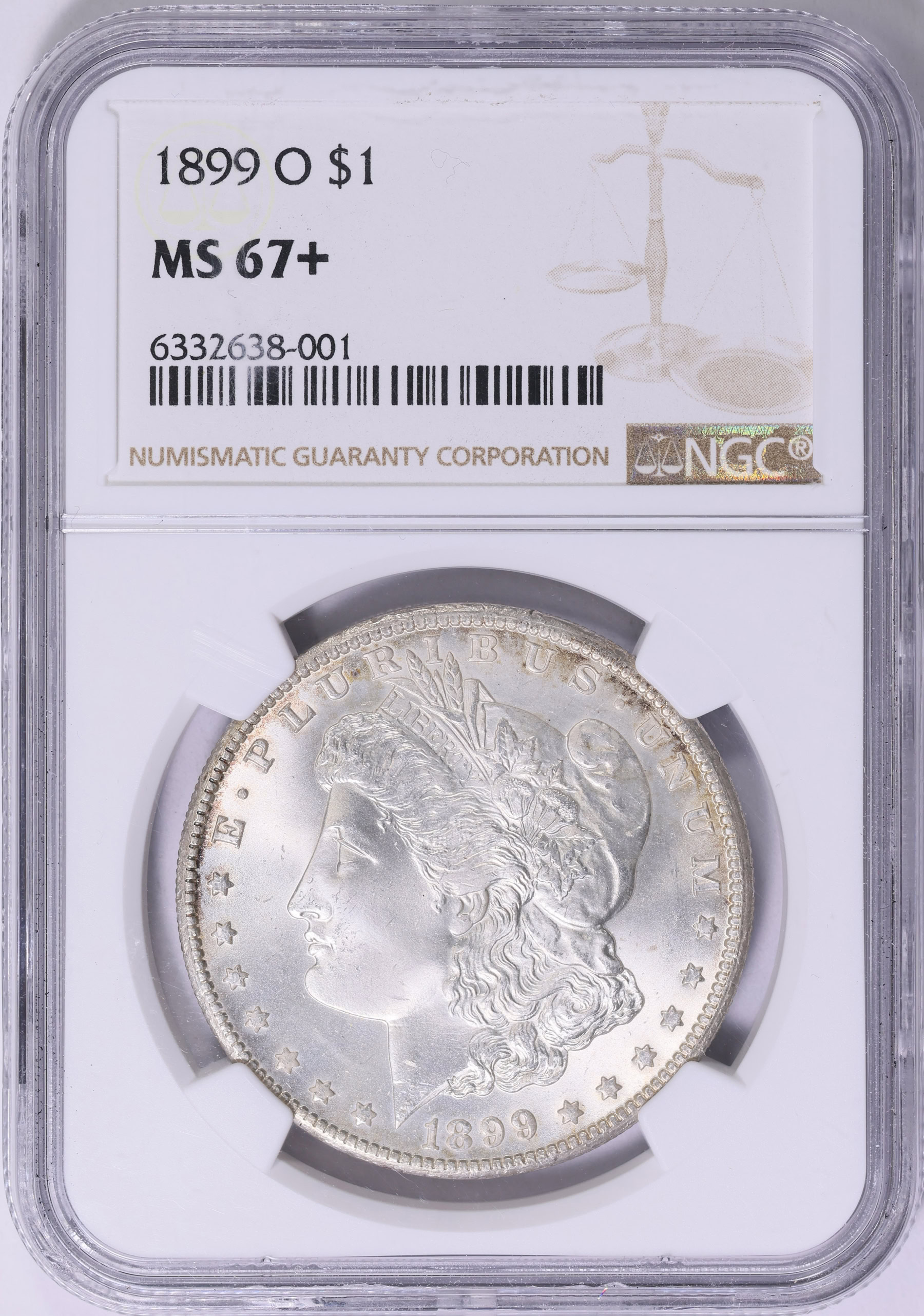 1899-O Morgan Silver Dollar NGC MS-67+ (Item 1918666
