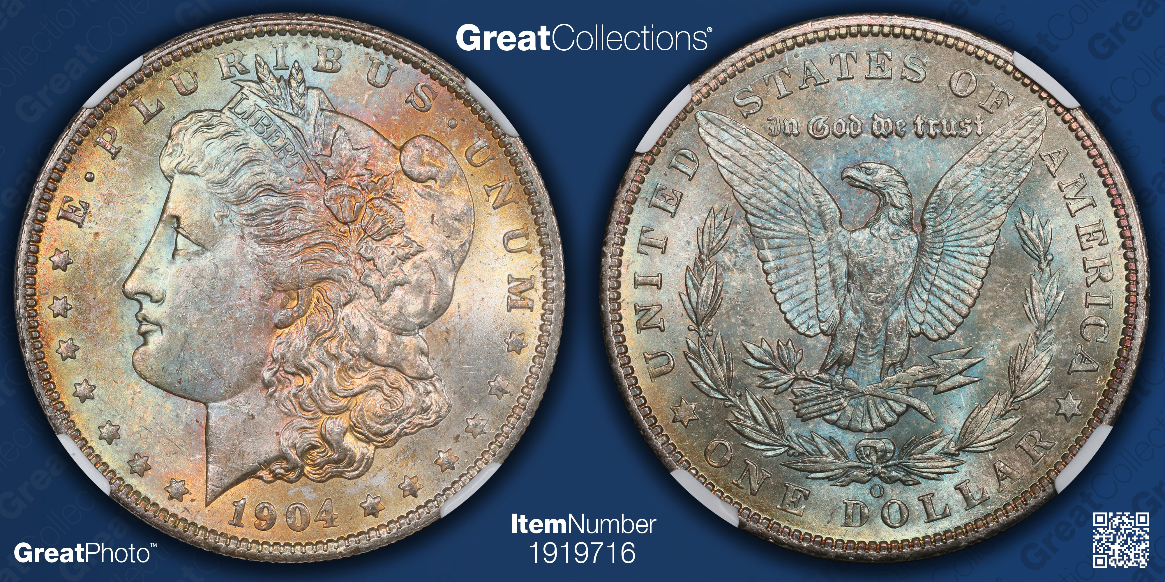 1904-O Morgan Silver Dollar MS63 銀貨116
