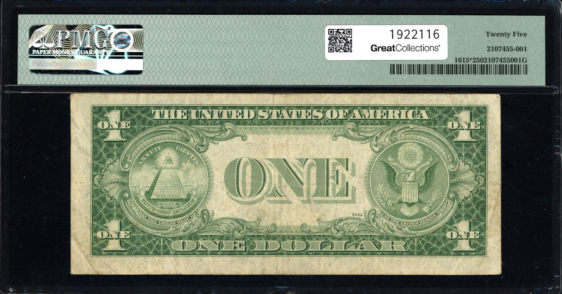 Fr. 1615* (*F Block) 1935F $1 Silver Certificate Star Note Priest ...