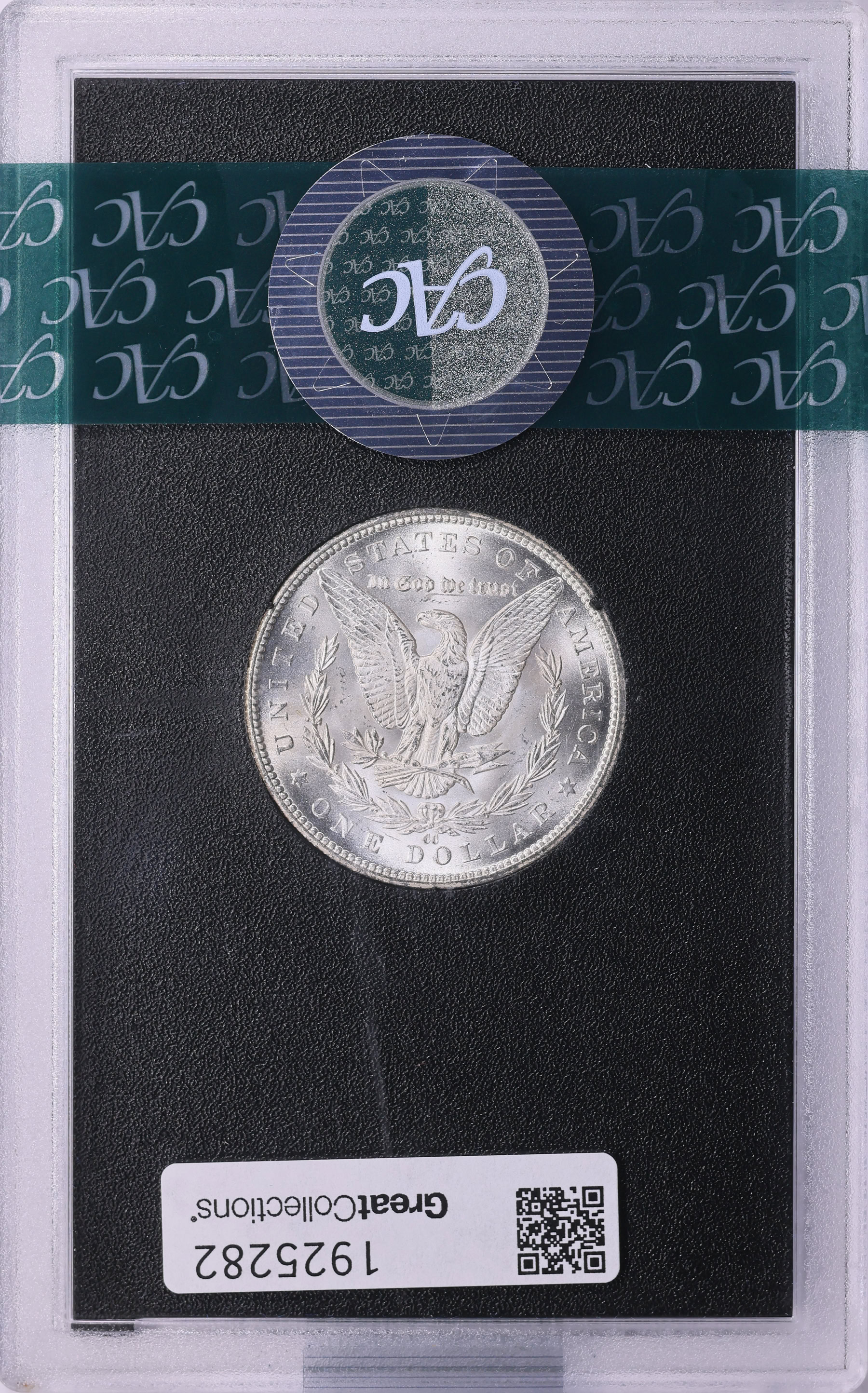 1884-CC Morgan Silver Dollar GSA Treasure CACG MS-62 (GSA Holder