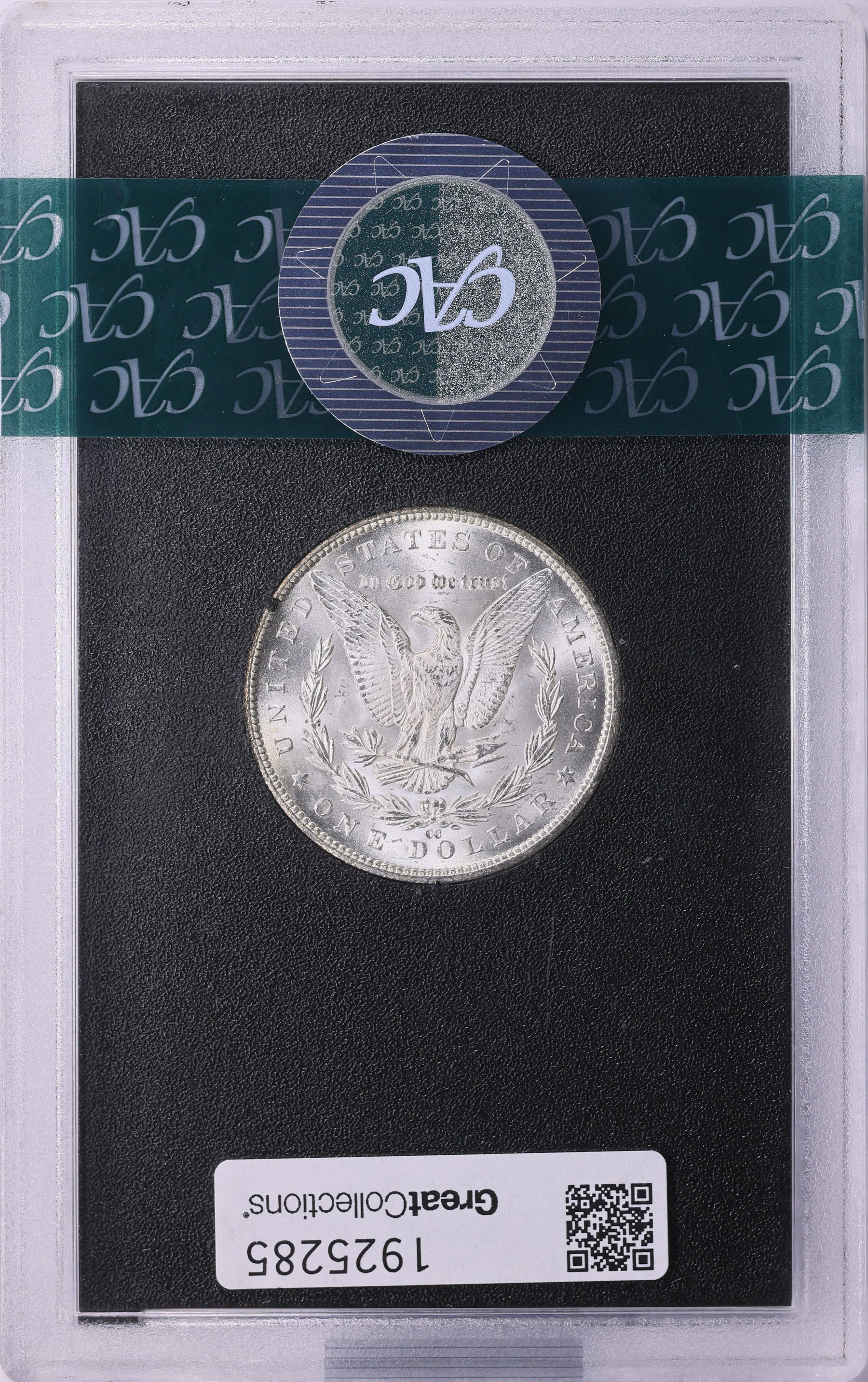 1884-CC Morgan Silver Dollar GSA Treasure CACG MS-62 (GSA Holder