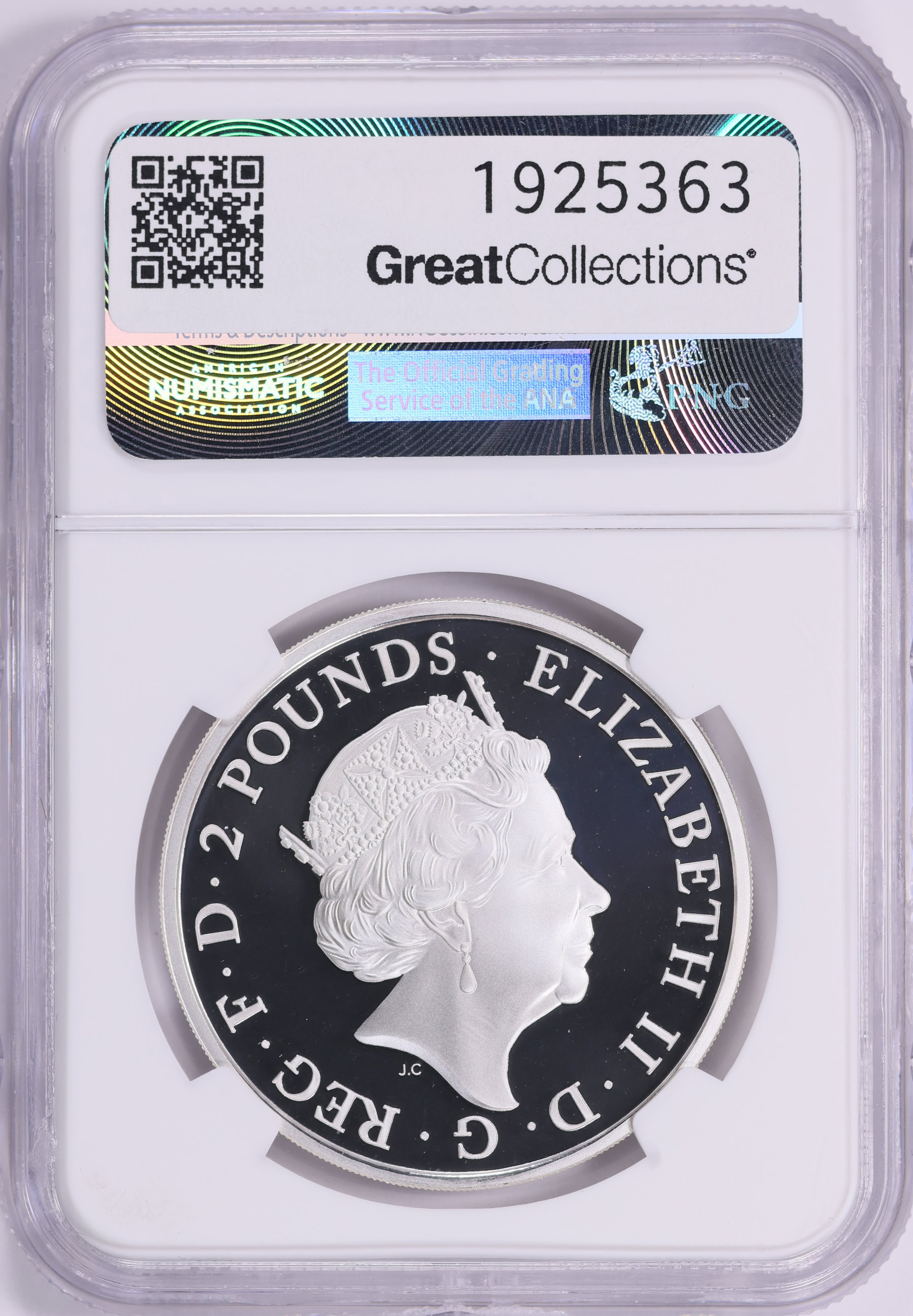 Great Britain 2015 Silver £2 Britannia Nautical Design NGC Proof
