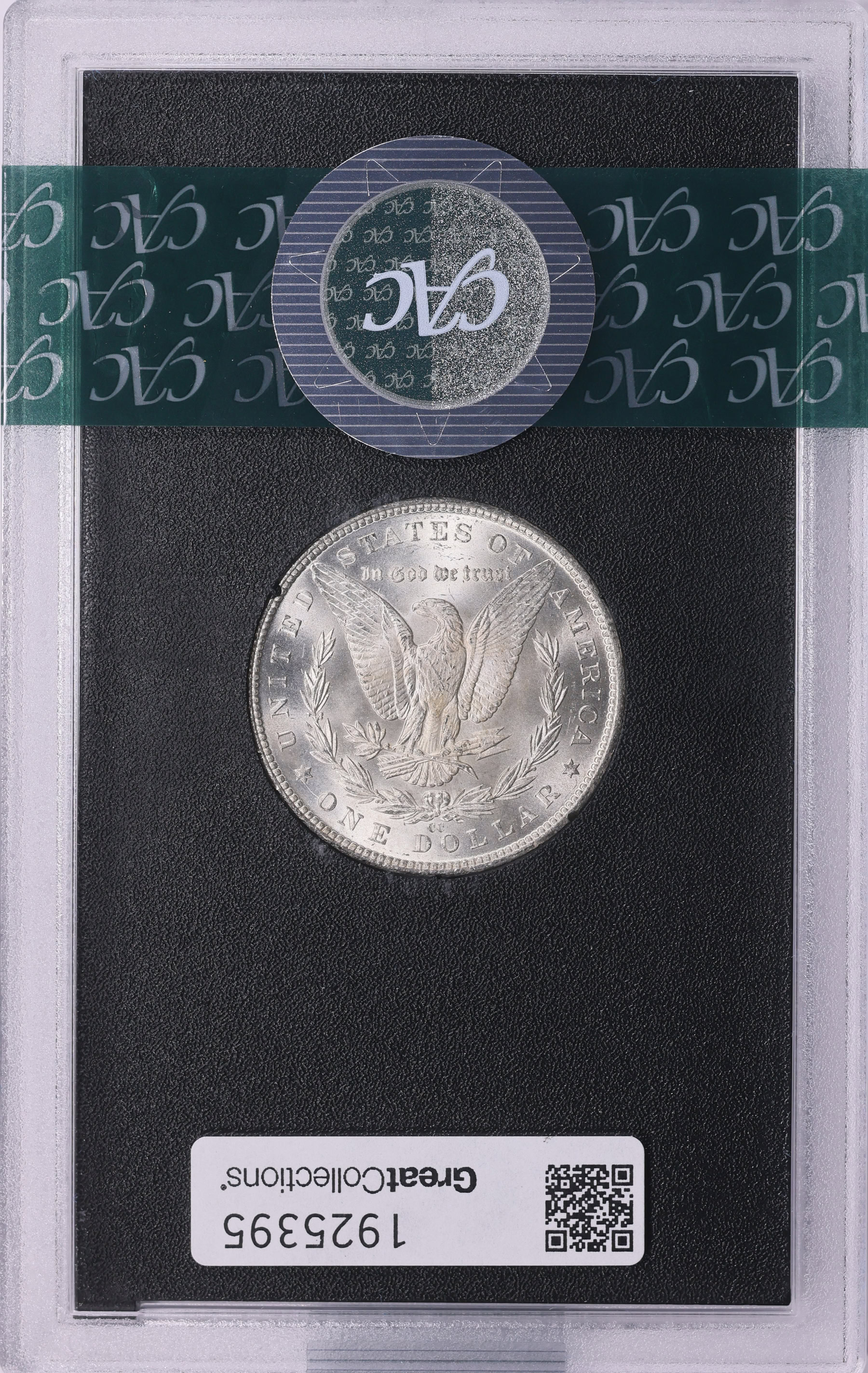 1884-CC Morgan Silver Dollar GSA Treasure CACG MS-62 (GSA Holder