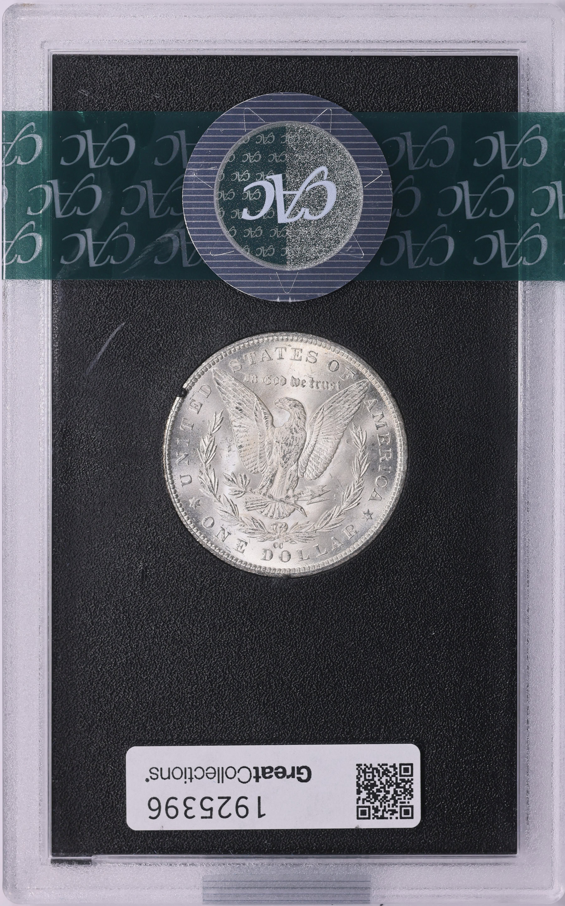 1884-CC Morgan Silver Dollar GSA Treasure CACG MS-62 (GSA Holder