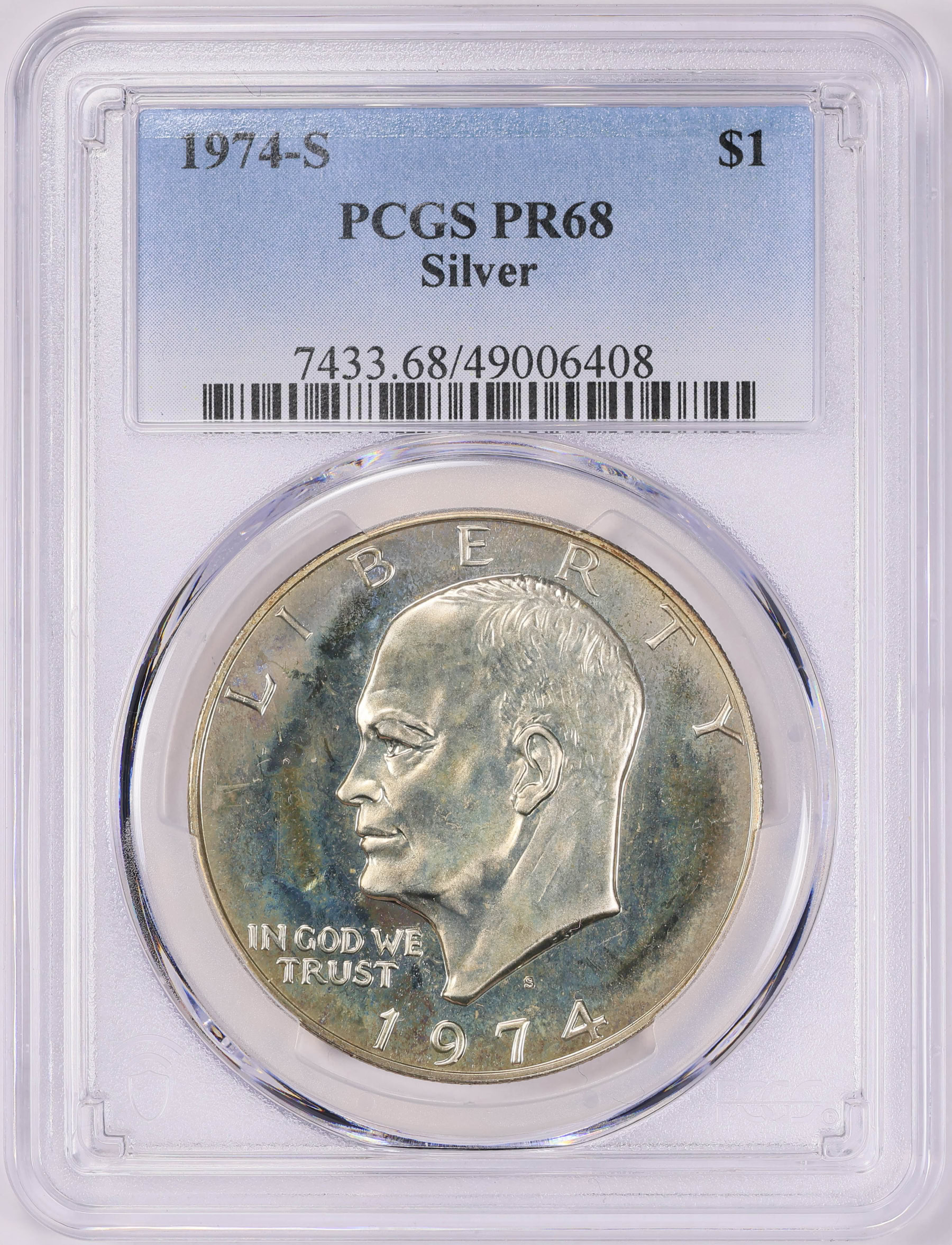 PCGS MS66 1974-S アイゼンハワー銀貨 $1 PCGS MS66 1974-S アイゼンハワー銀貨 PCGS MS66 1974-S