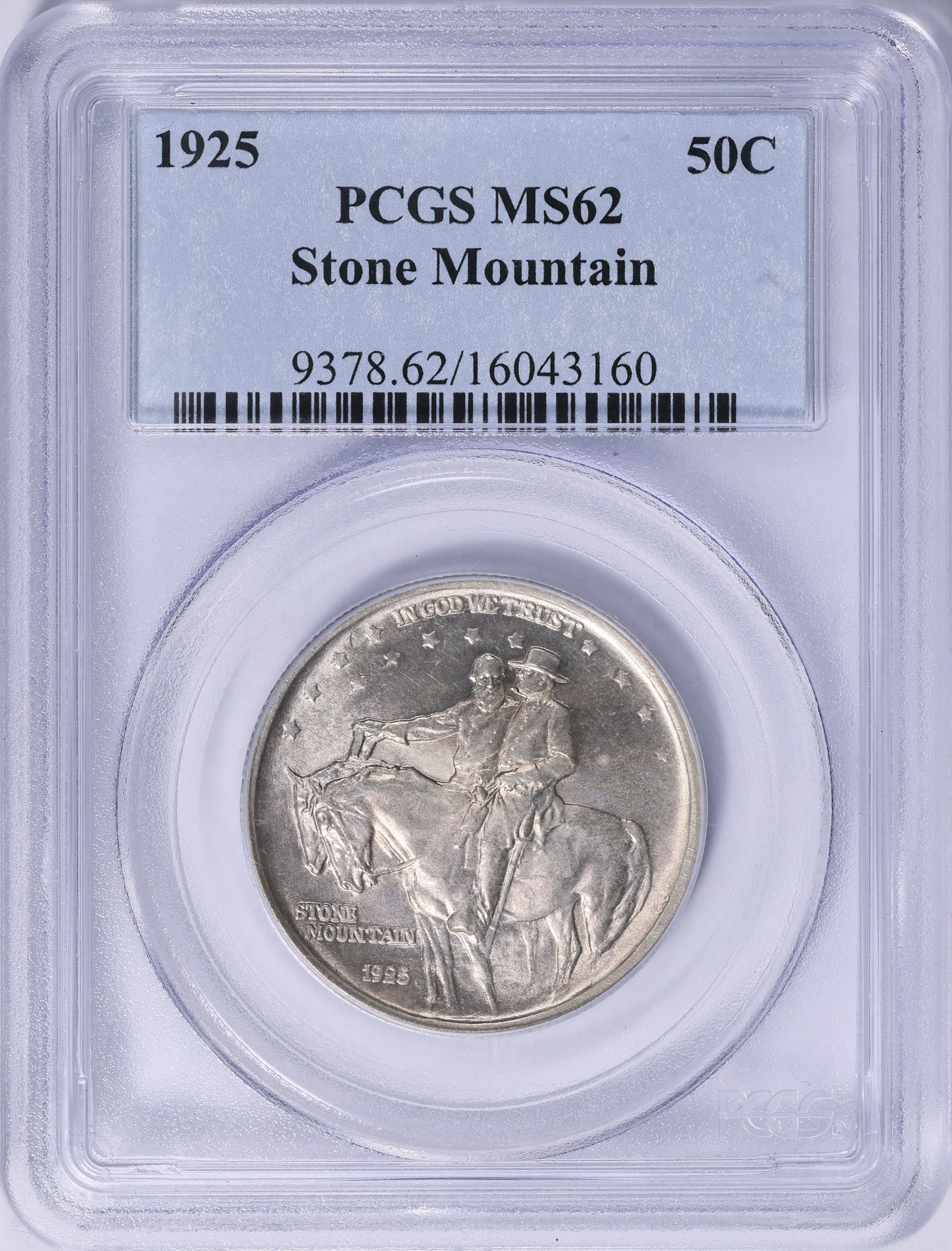 1925 Stone Mountain Memorial Half Dollar PCGS MS-62 (Item 1930514