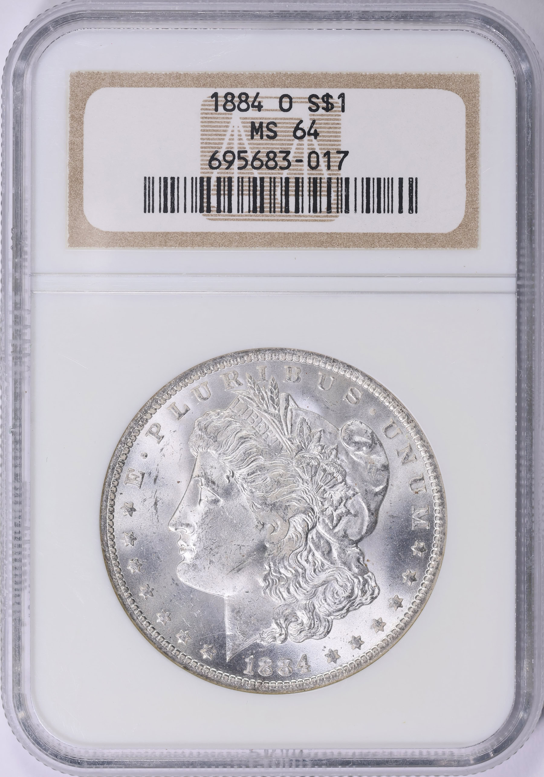 コレクション 1839 G.BRITAIN 3P MS 64 1884-O Morgan Silver Dollar NGC MS-64 (Item 1930547