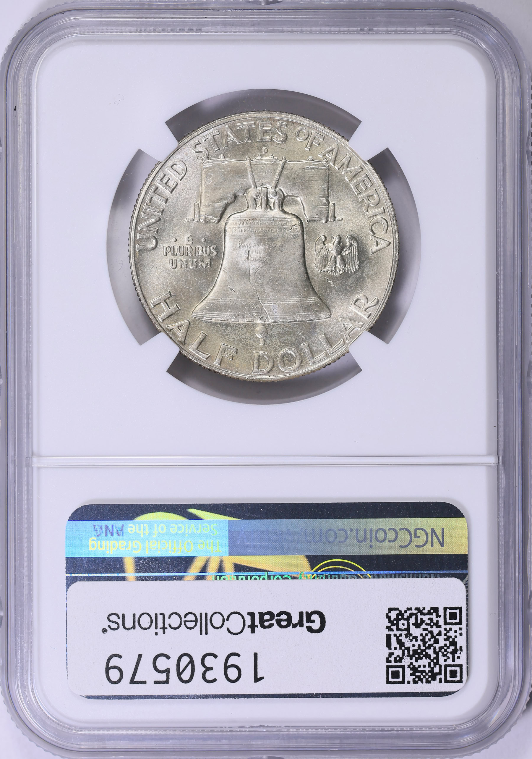 1949-D Franklin Half Dollar NGC MS-64 FBL (Toned) (Item 1930579