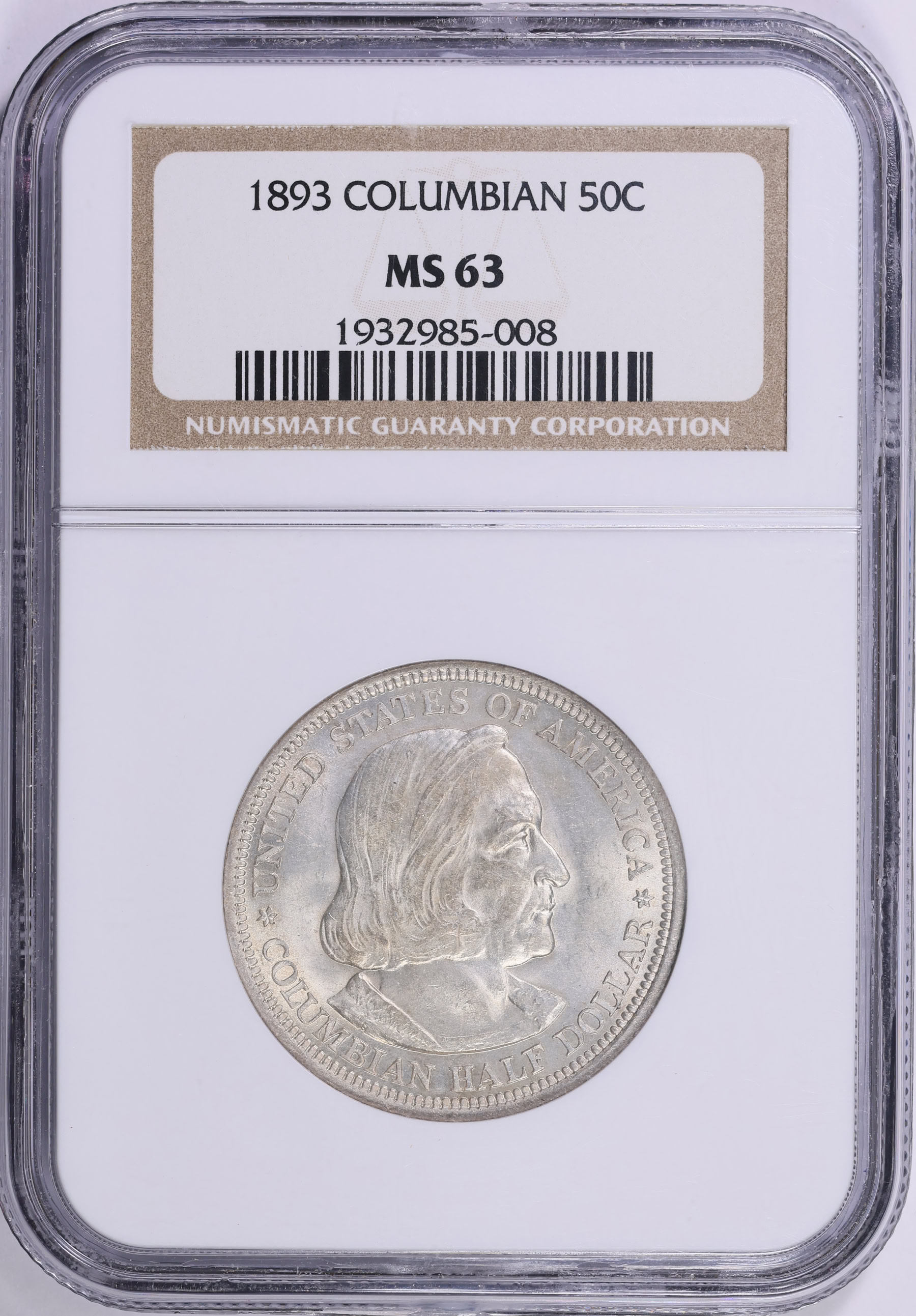 定価10万 plussound gold silver Type 6Litz 1893 World Columbian Exposition Half Dollar NGC MS-63 (Item