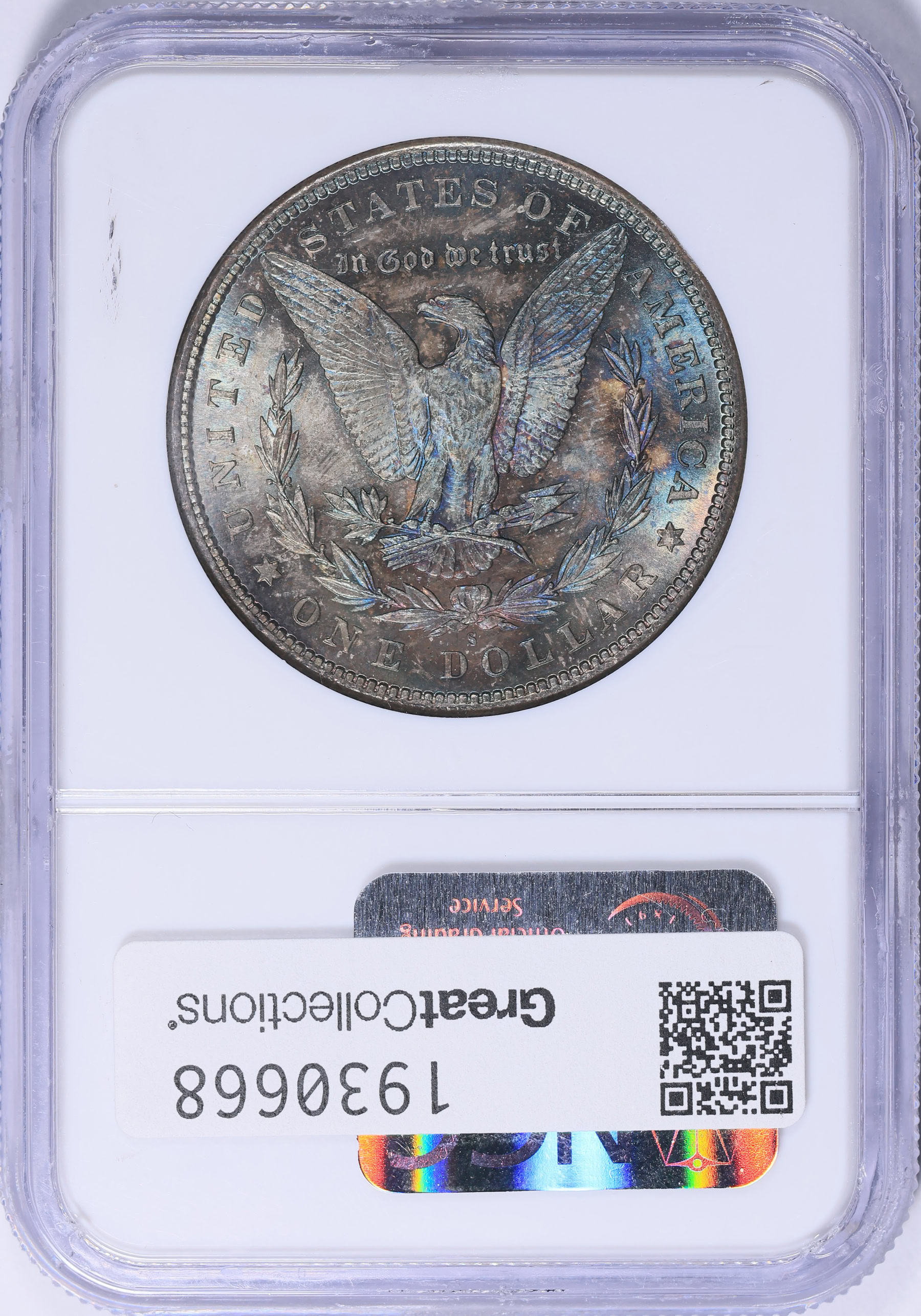 1880-S Morgan Silver Dollar NGC MS-64 (Toned) (Item 1930668