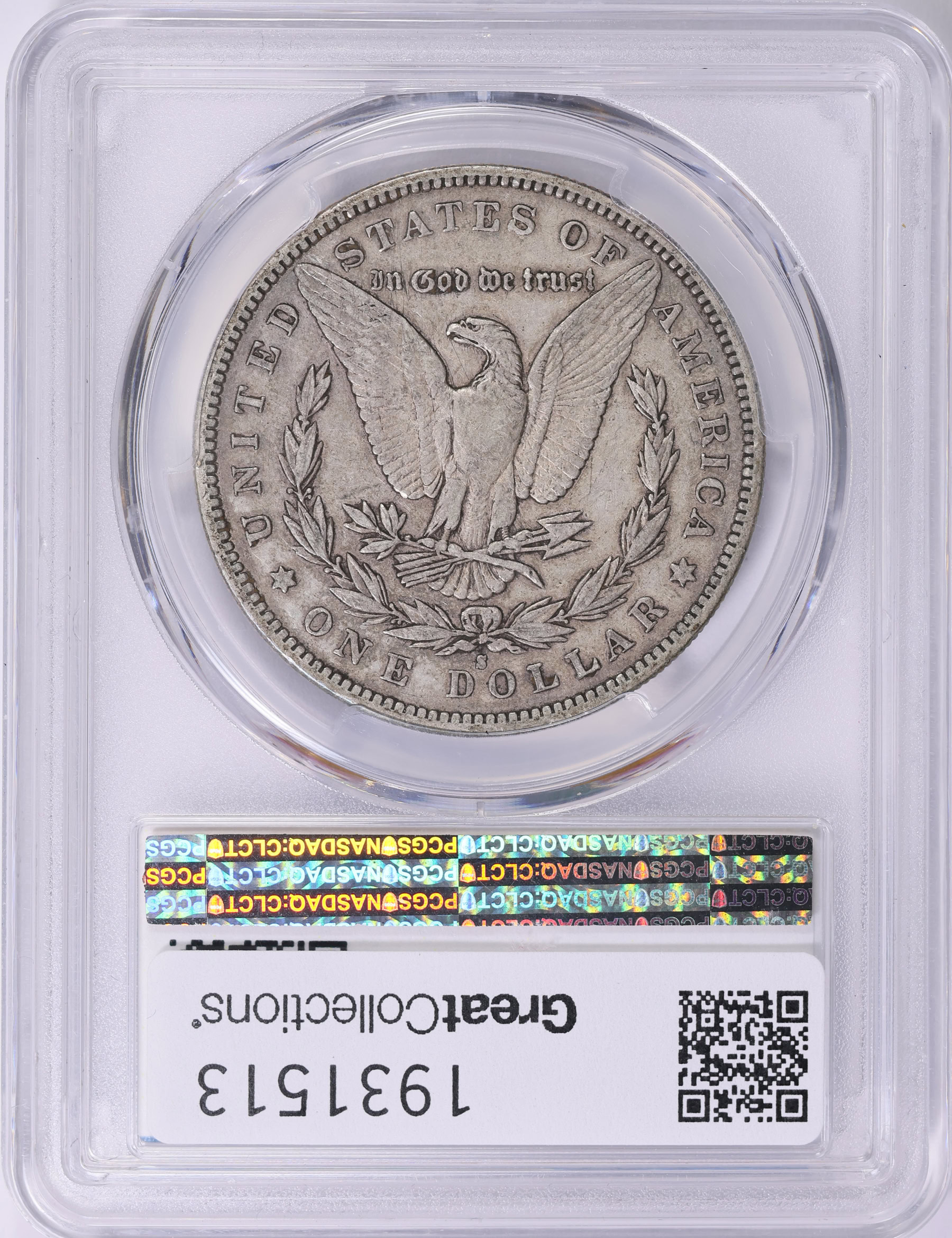 1893-S Morgan Silver Dollar PCGS VF-35 (CAC Green) (Item 1931513