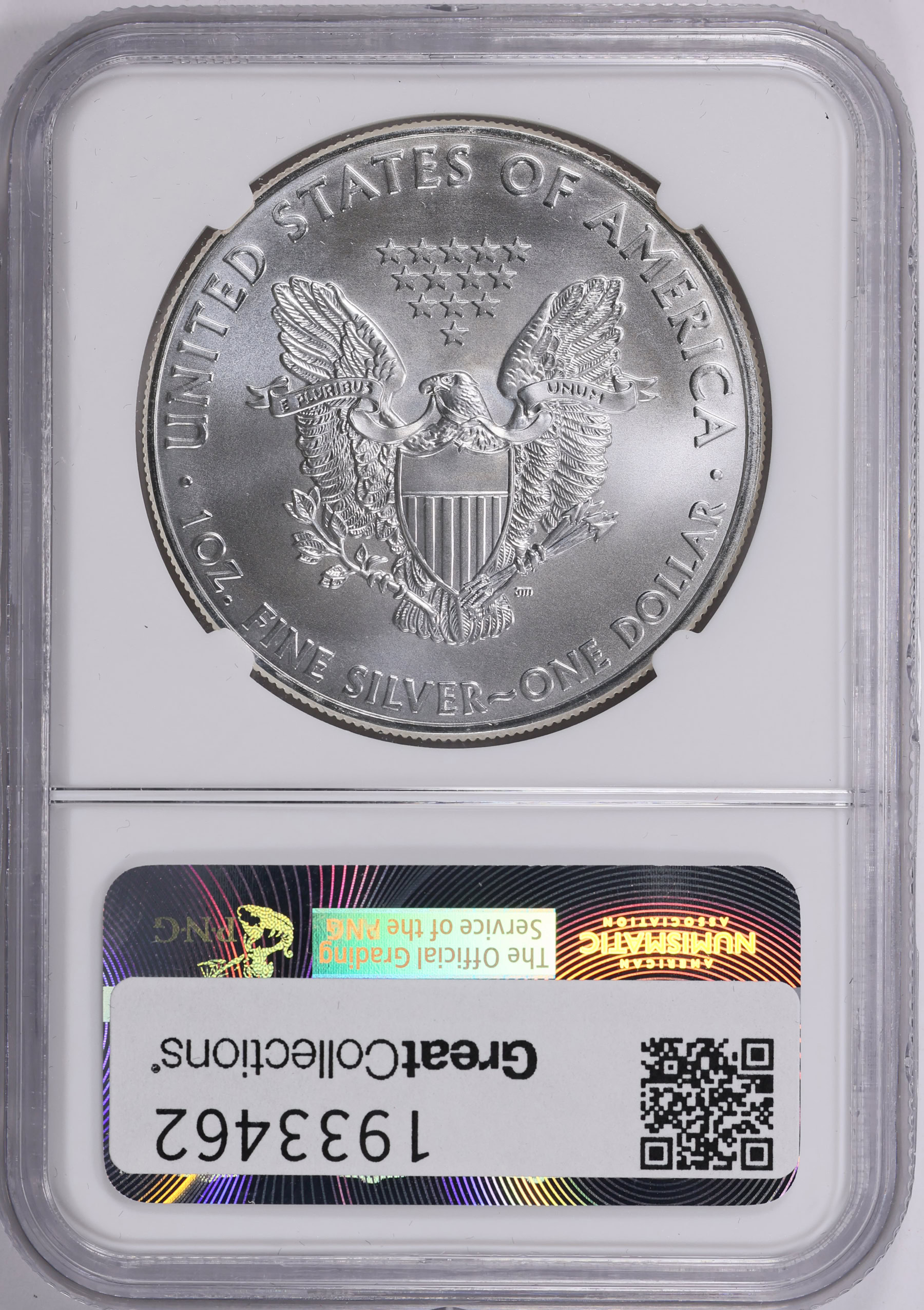 2011 $1 Silver Eagle NGC MS-69 (Item 1933462) | GreatCollections
