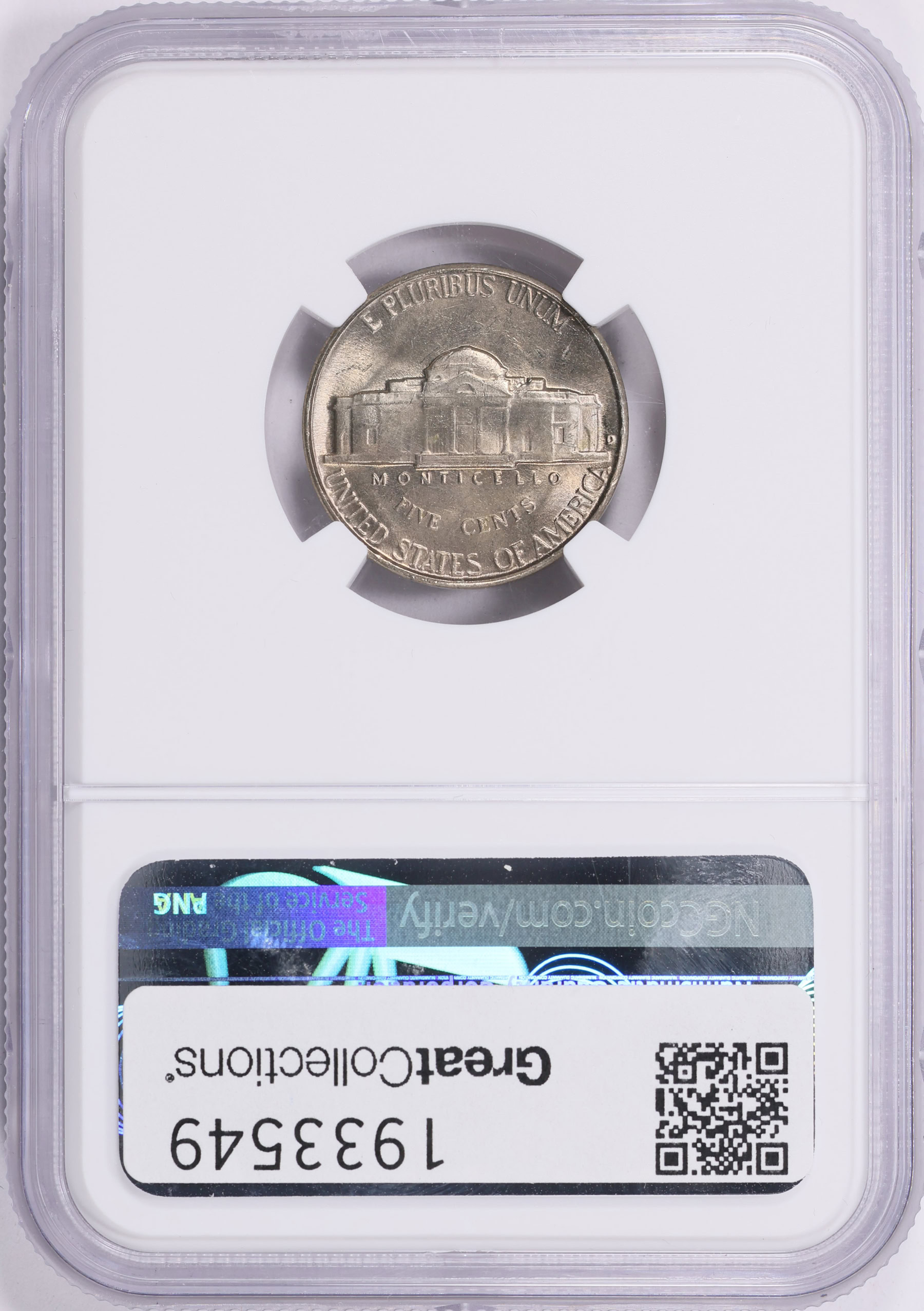 1950-D Jefferson Nickel NGC MS-65 (Jefferson Label) (Item 1933549