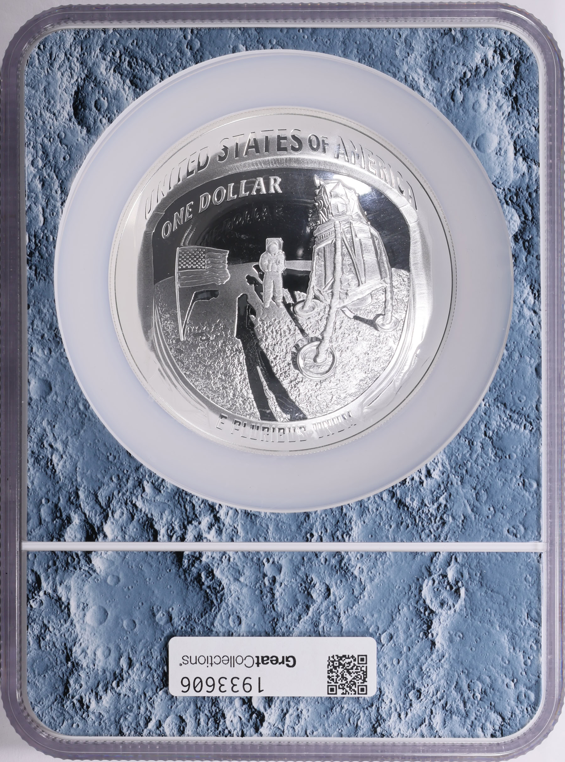 2019-P Apollo 11 50th Anniversary Silver $1 5 Oz. Early Releases