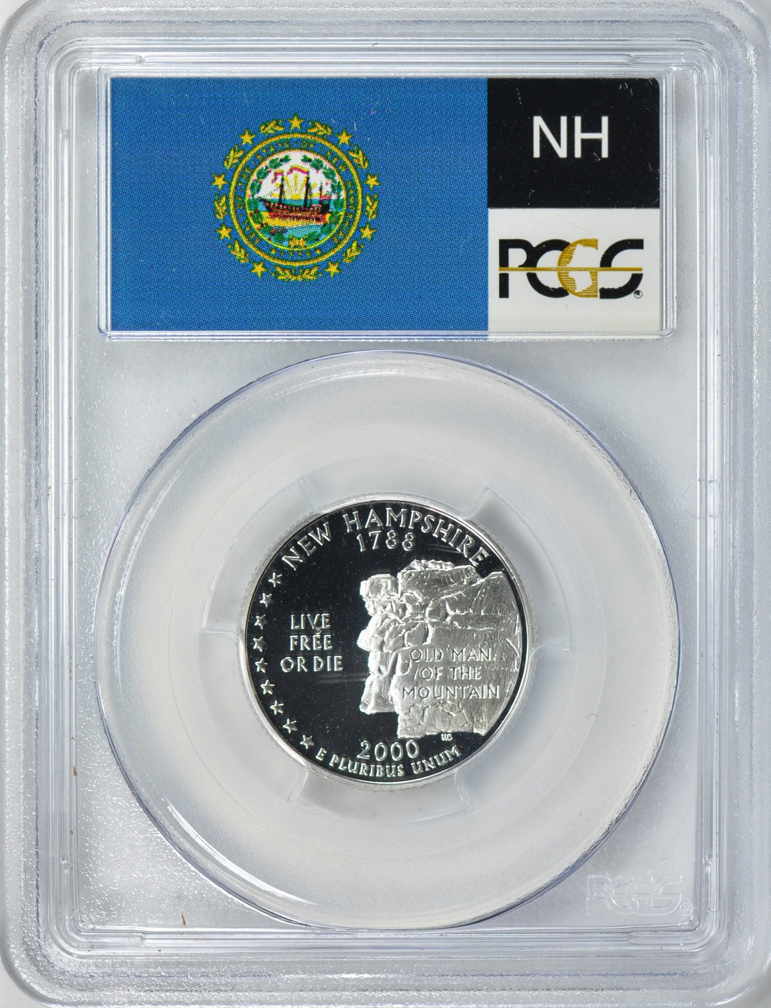 キャンディーズ BEST COLLECTION MD 2000-S State Quarter New Hampshire. Silver PCGS Proof-70 DCAM