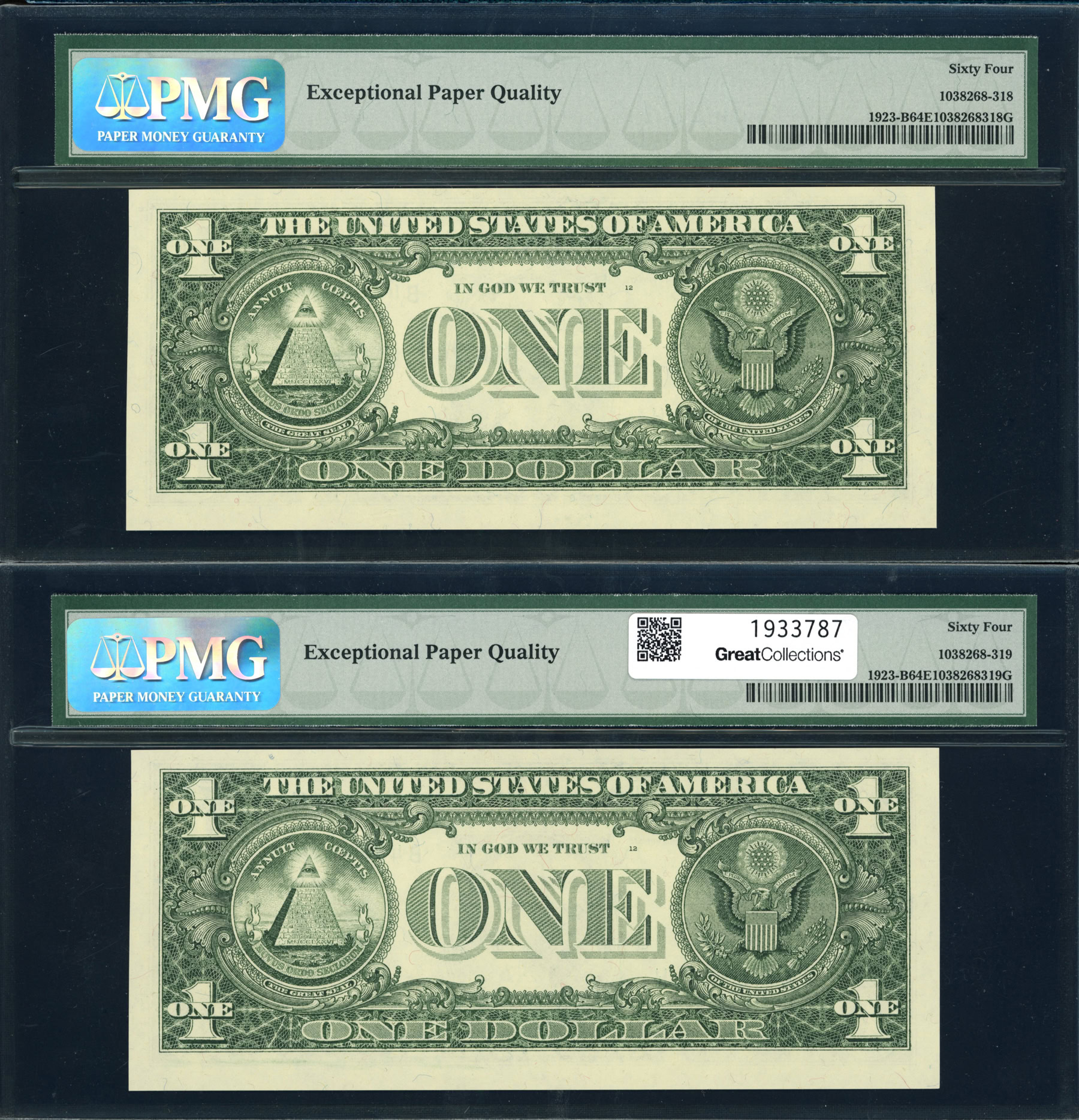 Fr. 1923-B (BH Block) 1995 $1 New York Federal Reserve Experimental Web ...