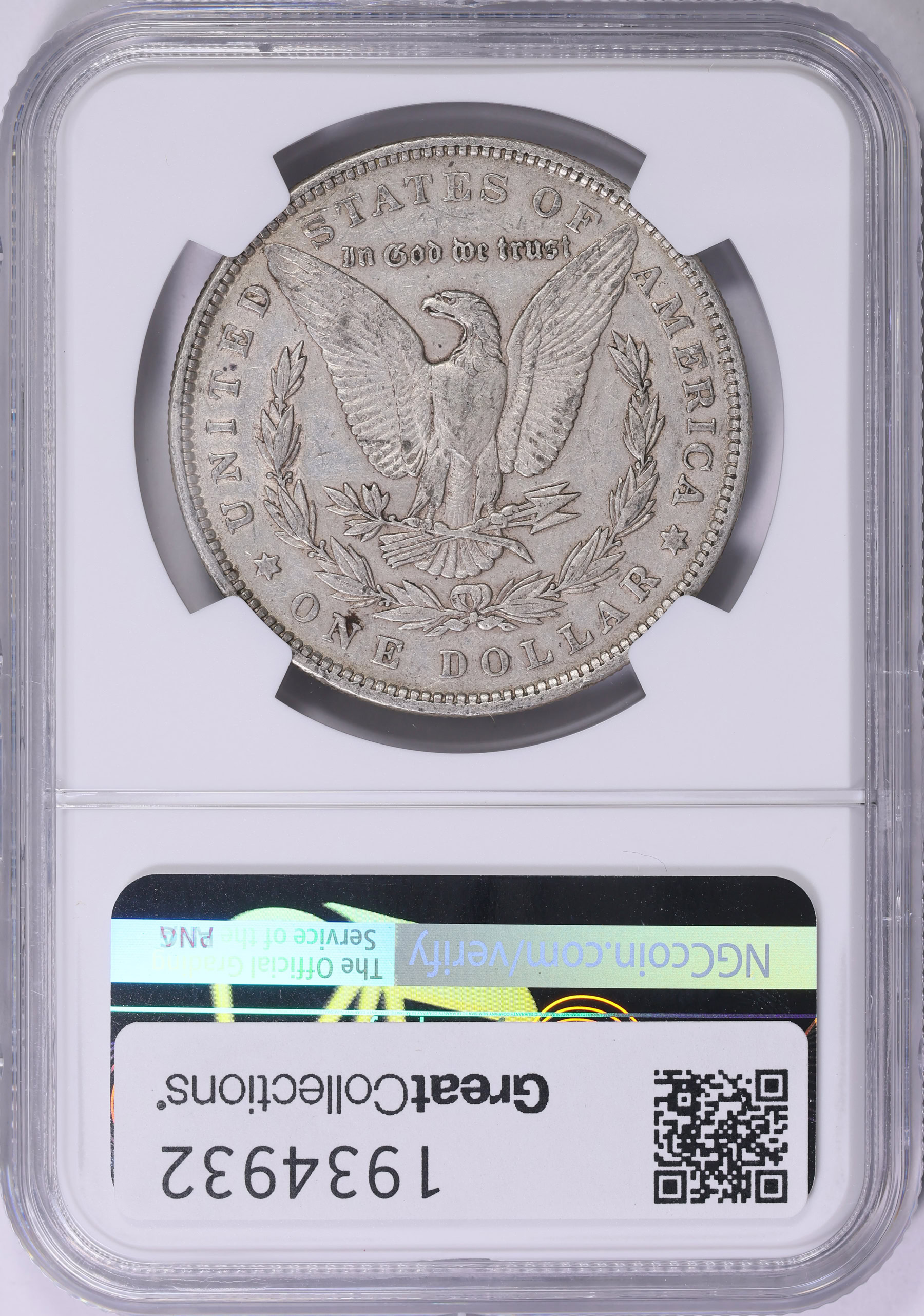 1893 Morgan Silver Dollar NGC XF-40 (Item 1934932