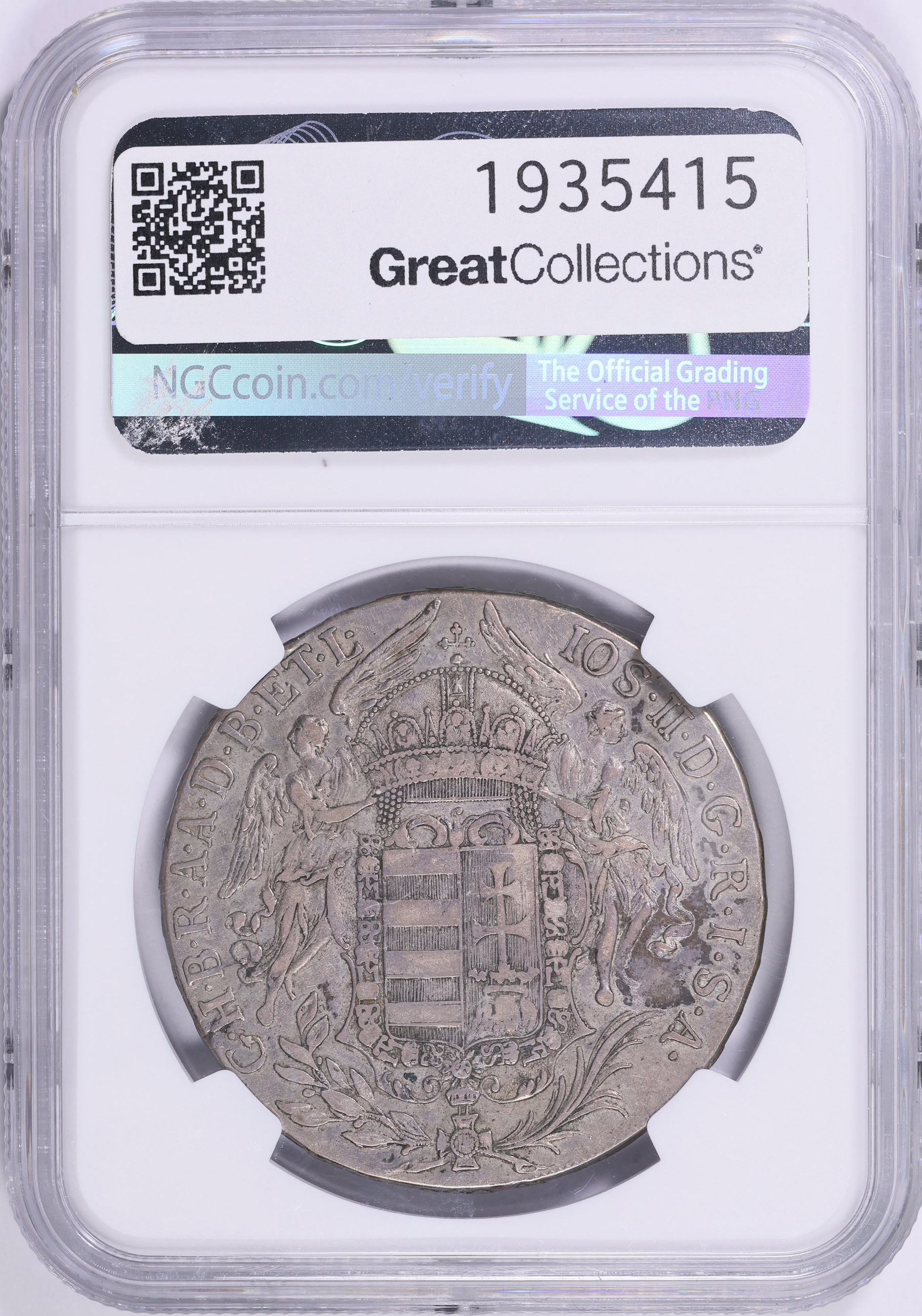 Hungary 1785-A Silver Thaler KM-400.1 NGC VF-30 (Item 1935415