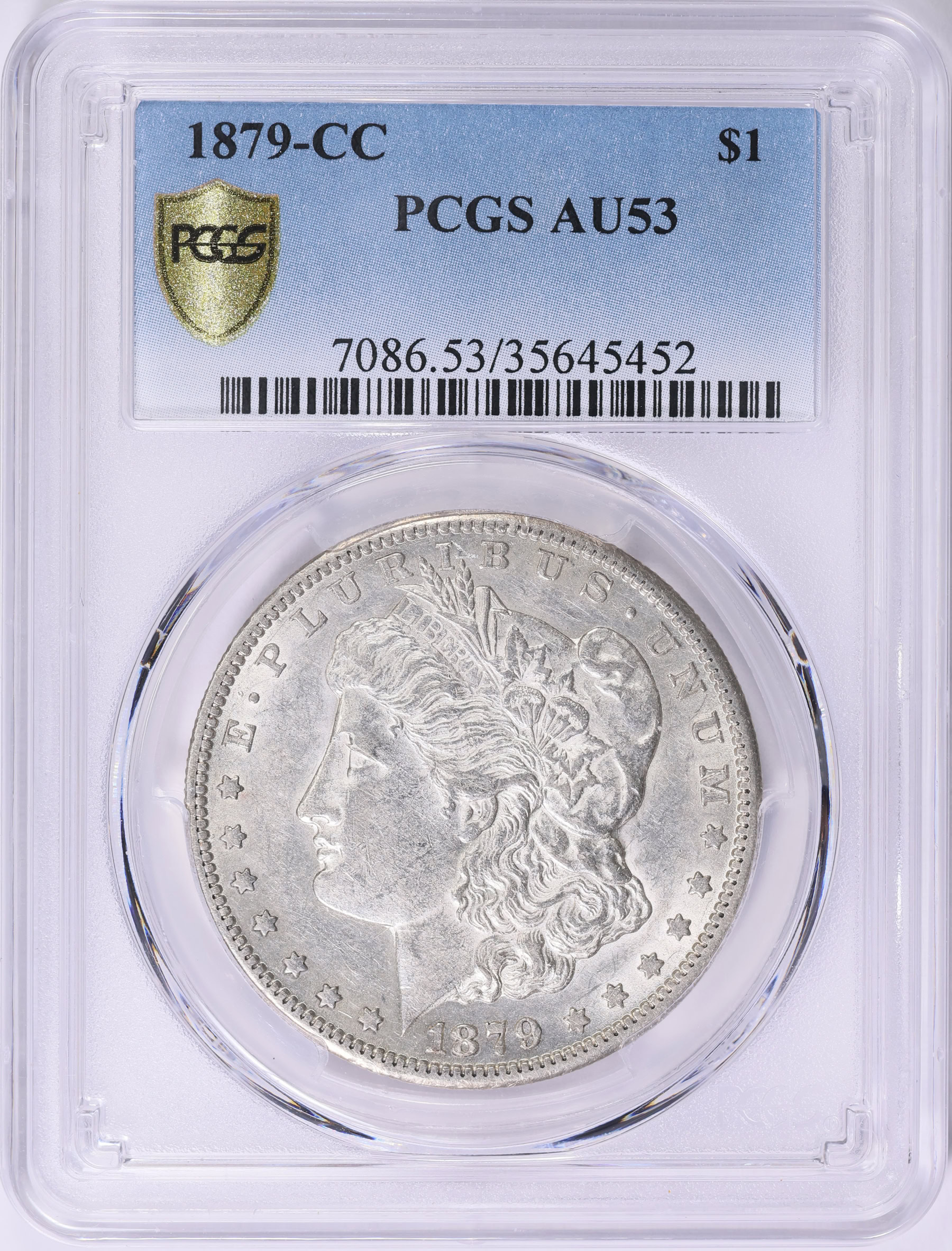 1879-CC Morgan Silver Dollar PCGS AU-53 (Item 1935673